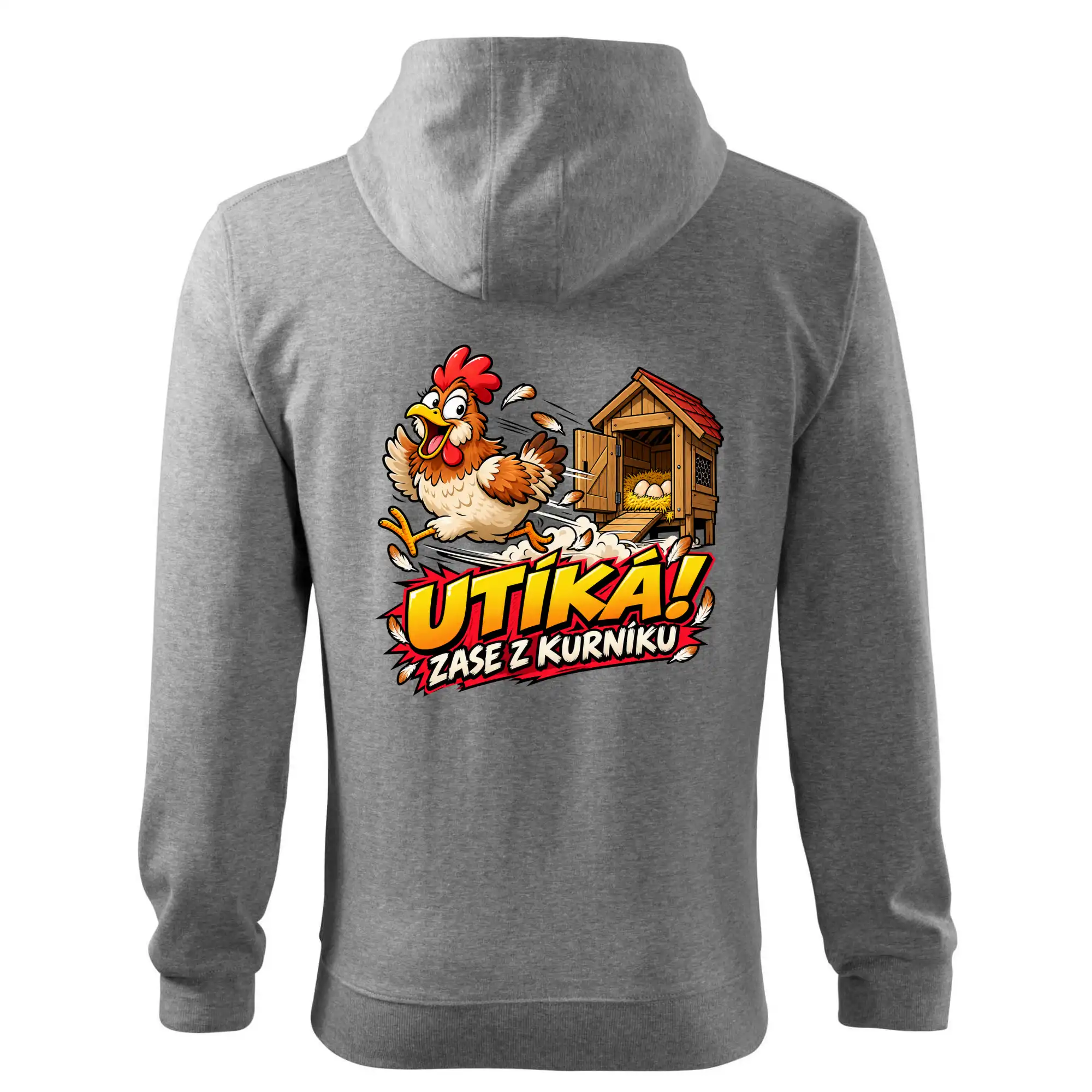 Útěk slepice z kurníku