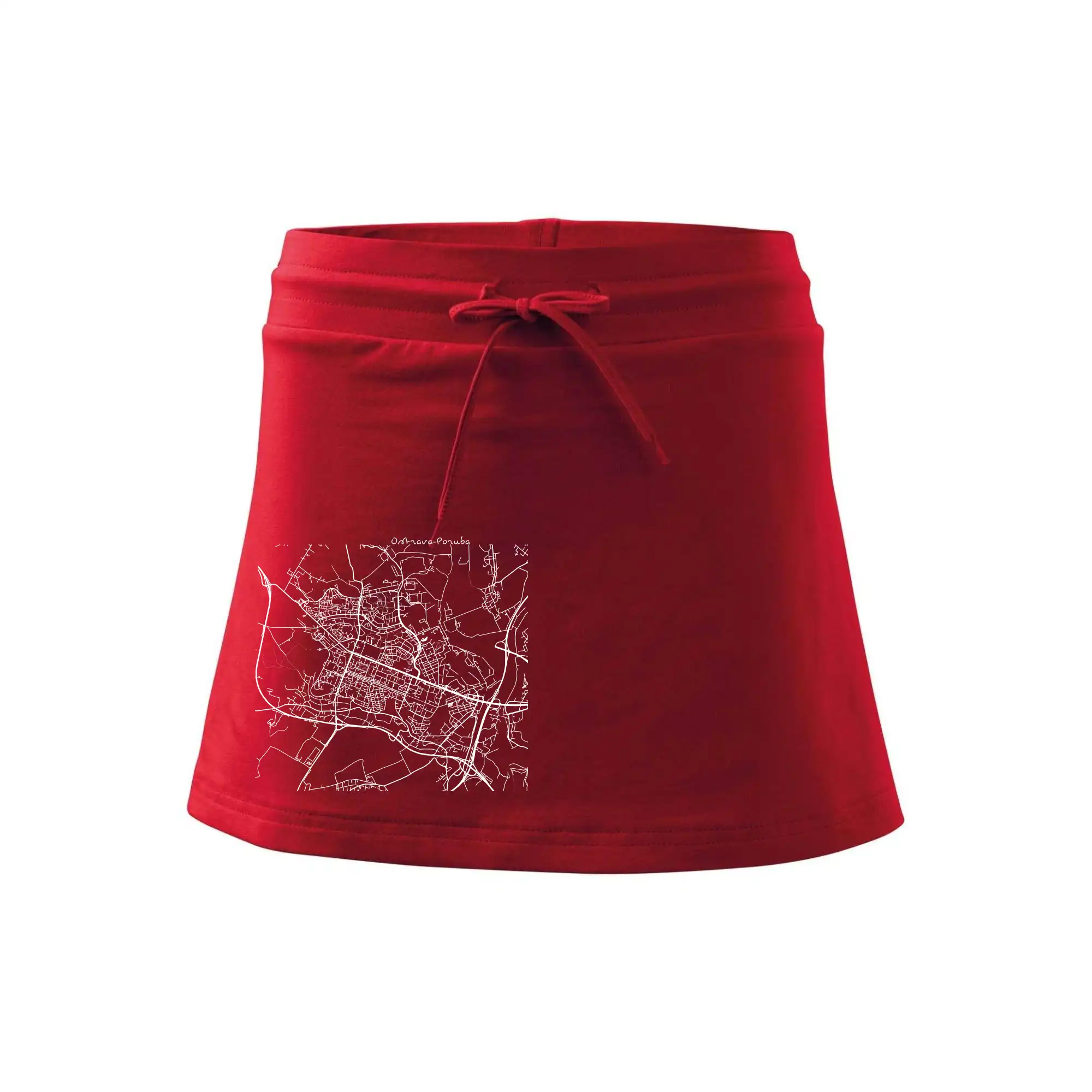 Mapy měst černobílé Ostrava Poruba