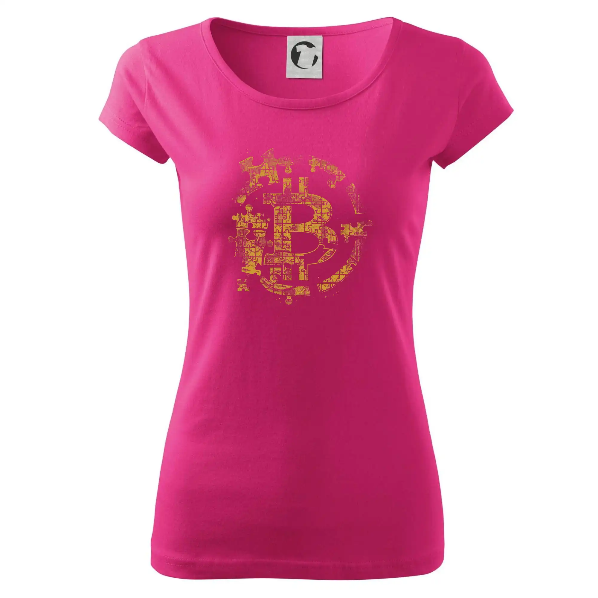 Logo bitcoin puzzle