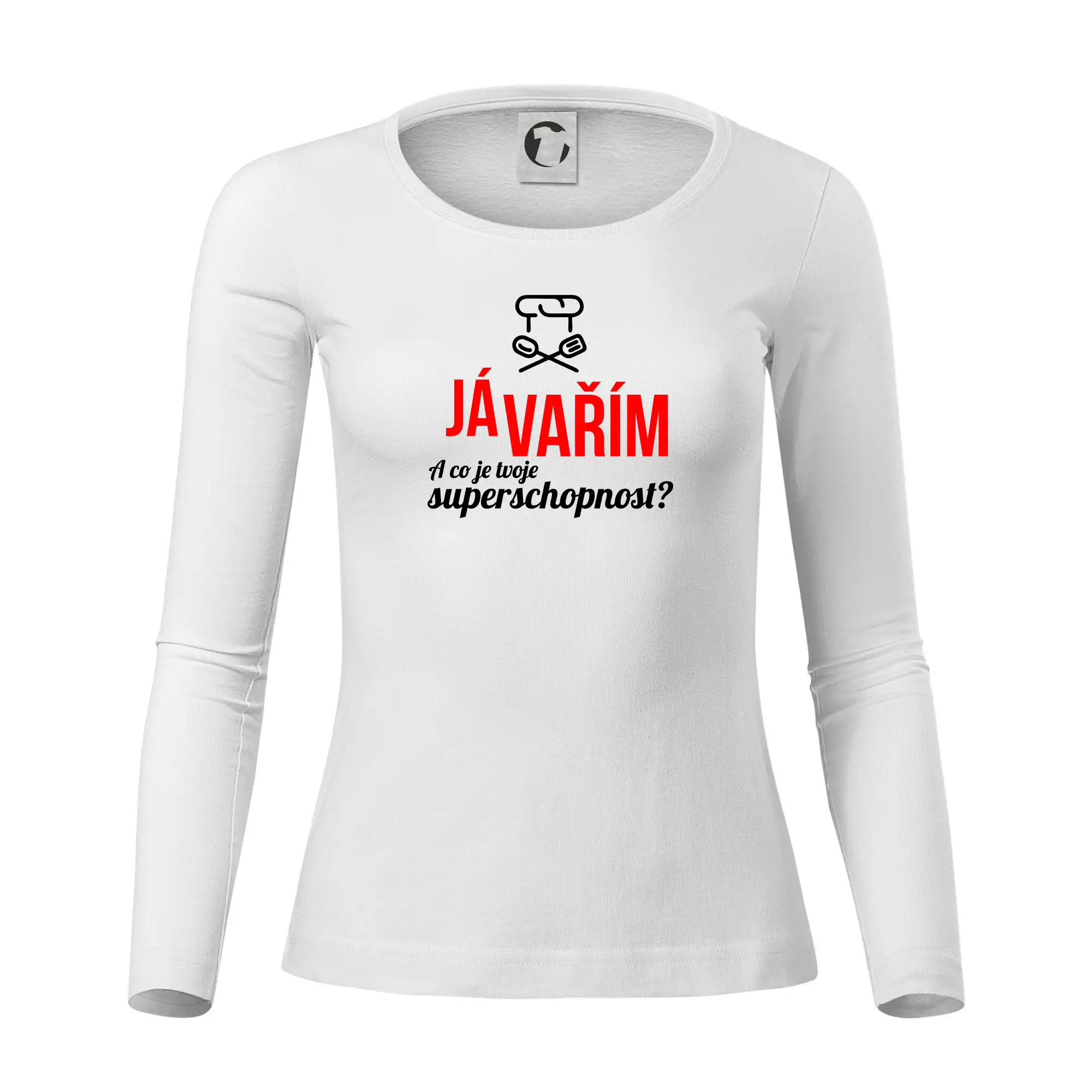 Já vařím - tvoje superschopnost? rovný nápis