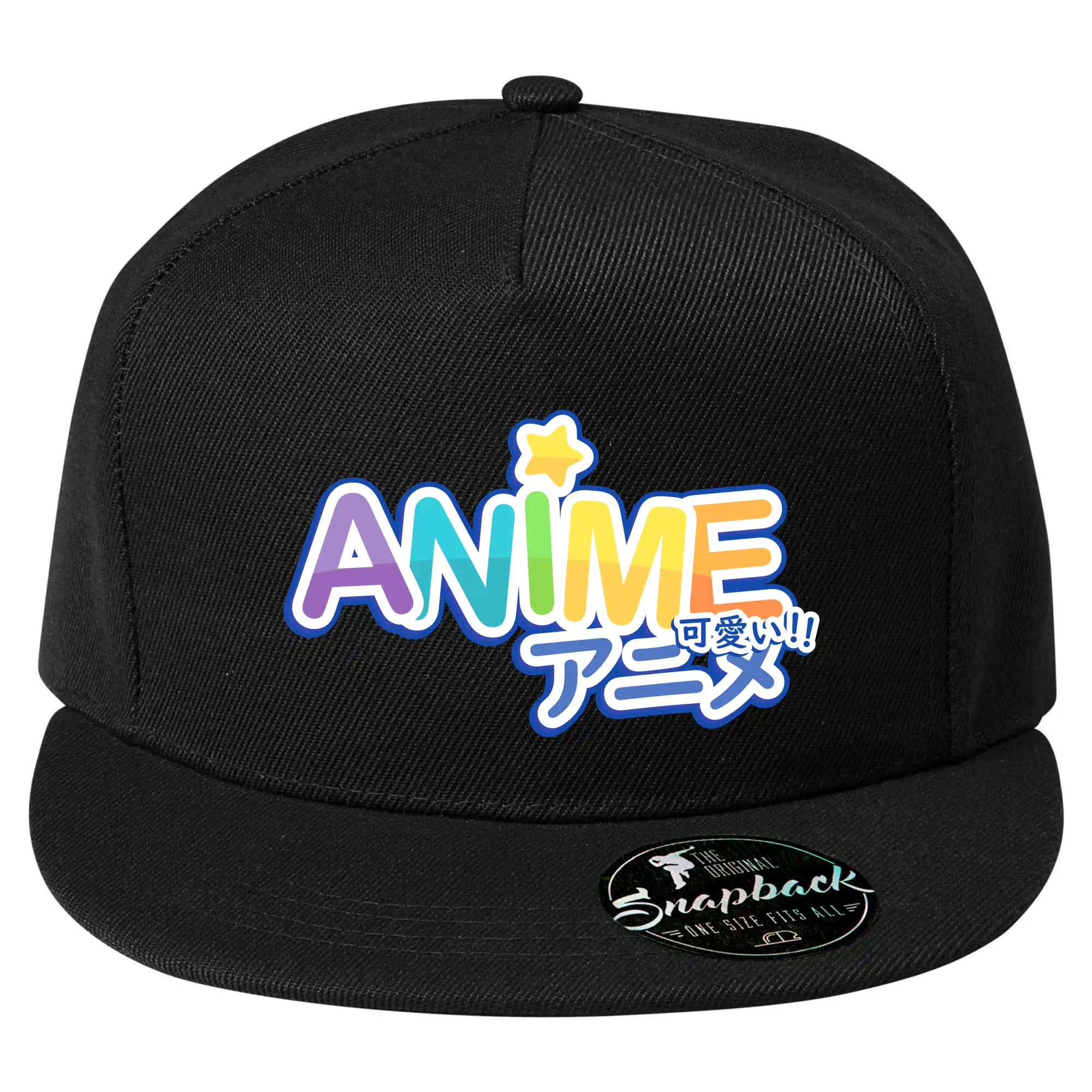 Anime nápis duhový