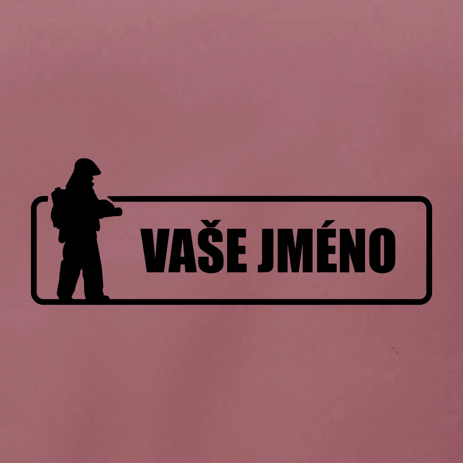Hasič - jméno v rámečku