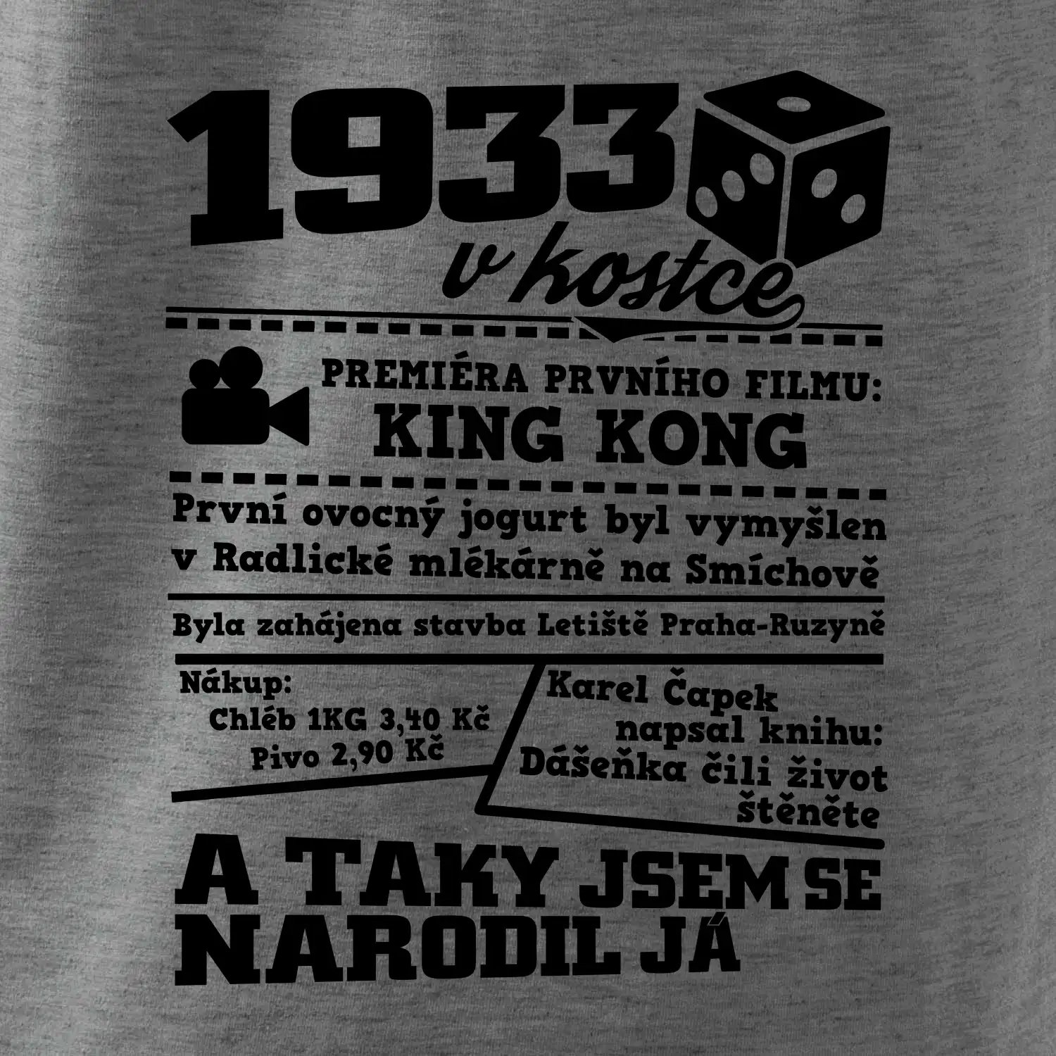 1933 v kostce