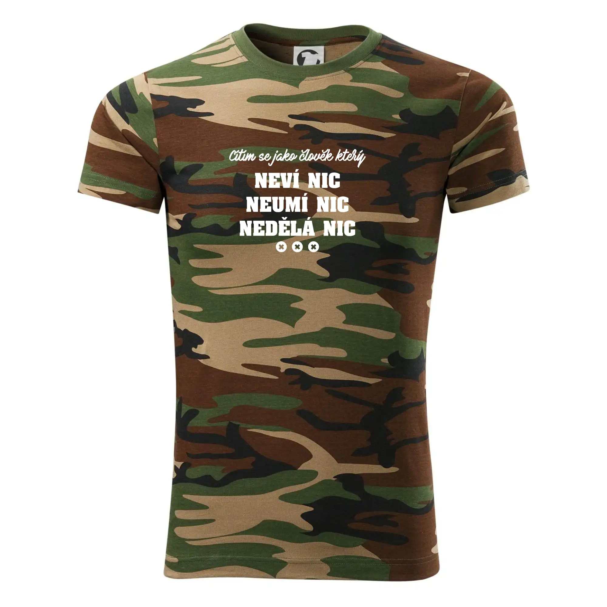 Jsem člověk který neví nic neumí nic nedělá nic