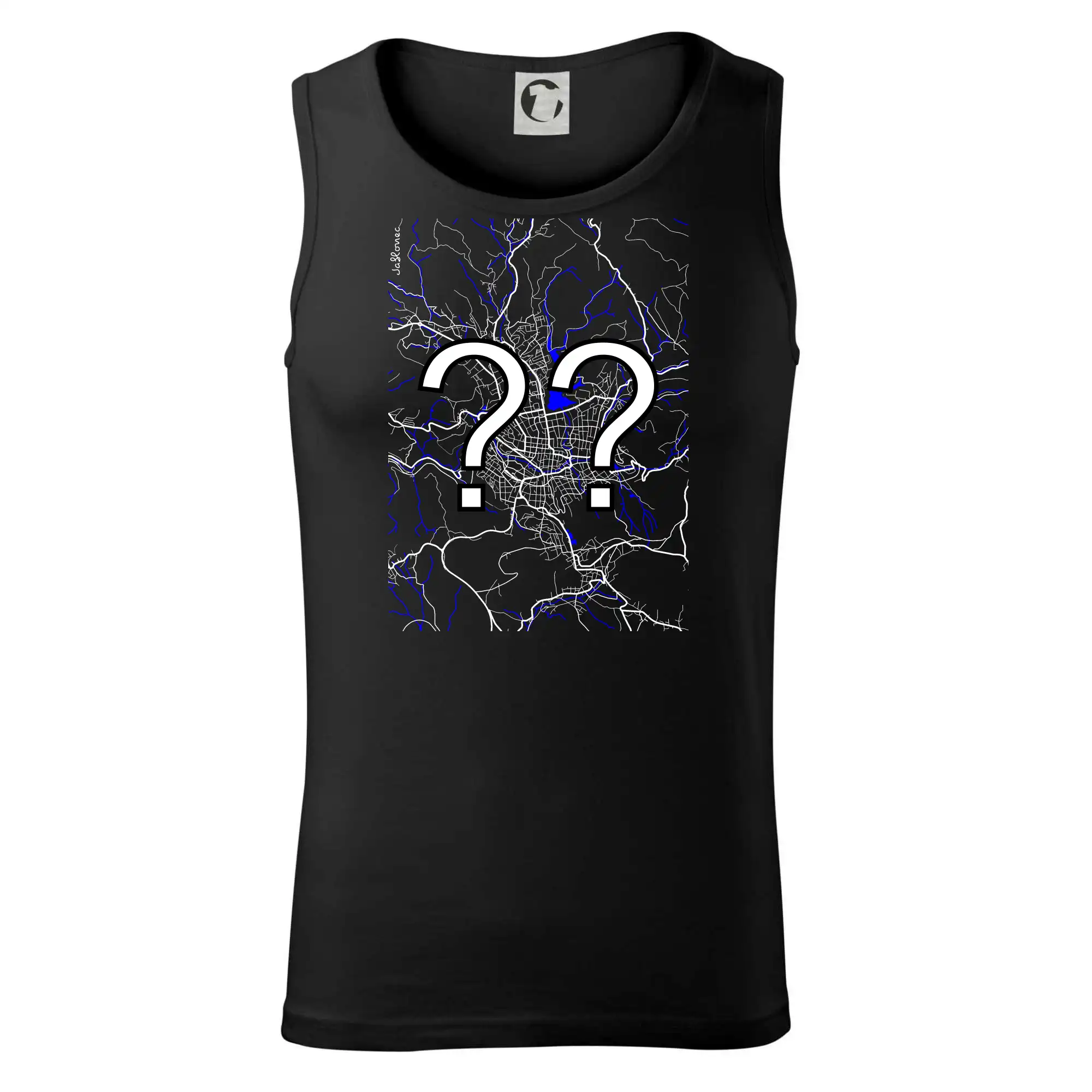 Vaše město - Mapa s vodními toky