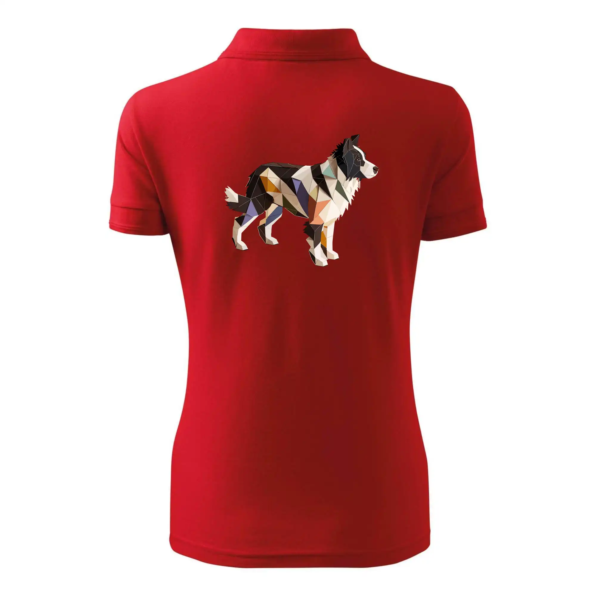 Border colie slepená z papíru