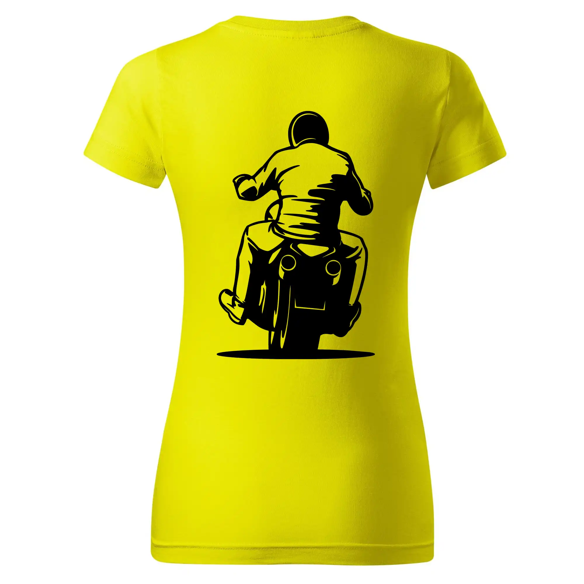 Motorkář na zádech - chopper