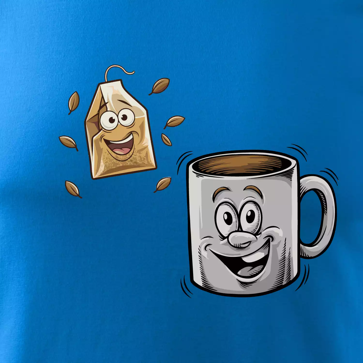 Parové triko - Hrnek a čaj