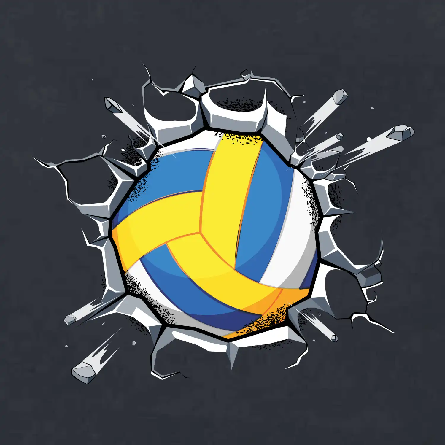 Volejbal míč v triku