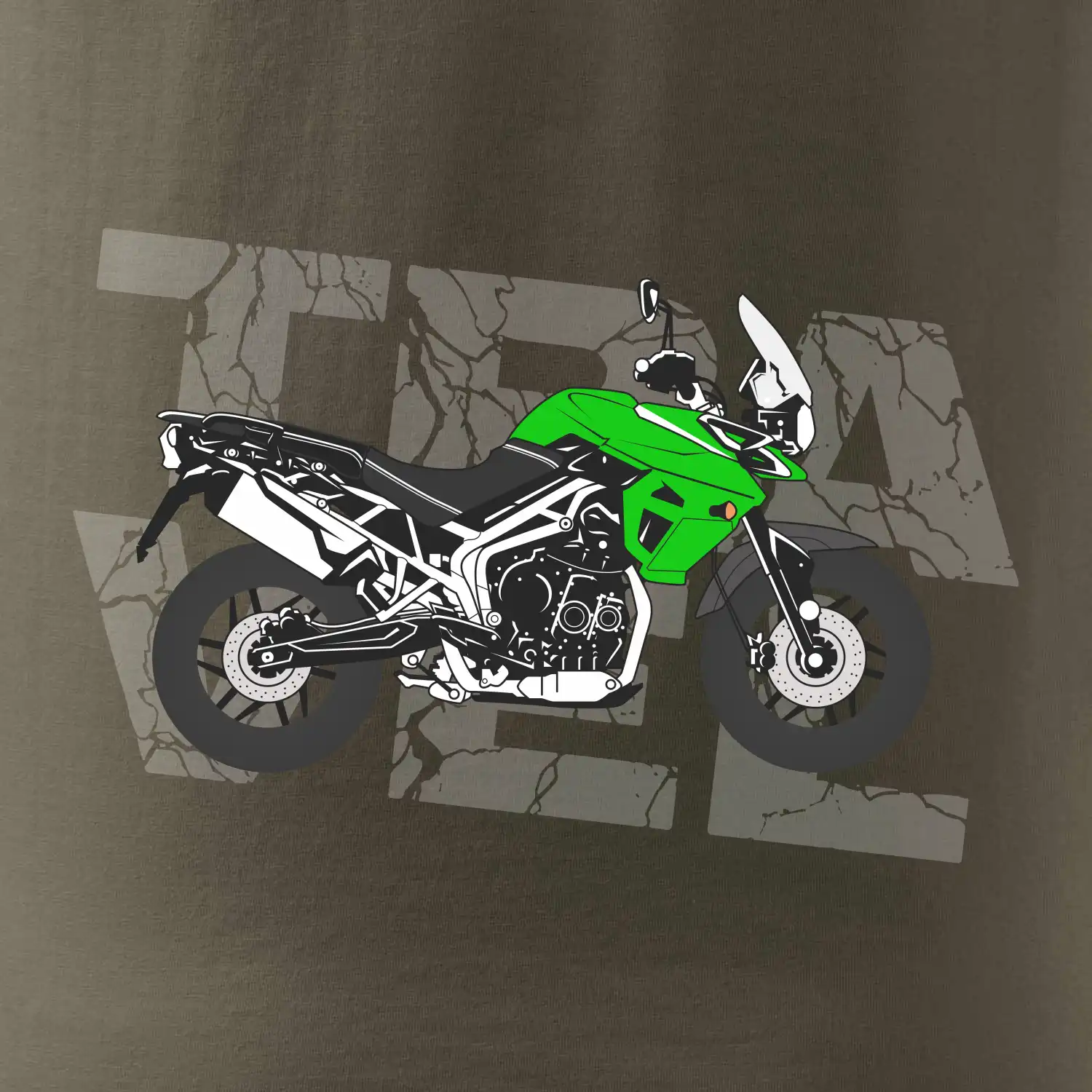 Cestovní enduro zelená