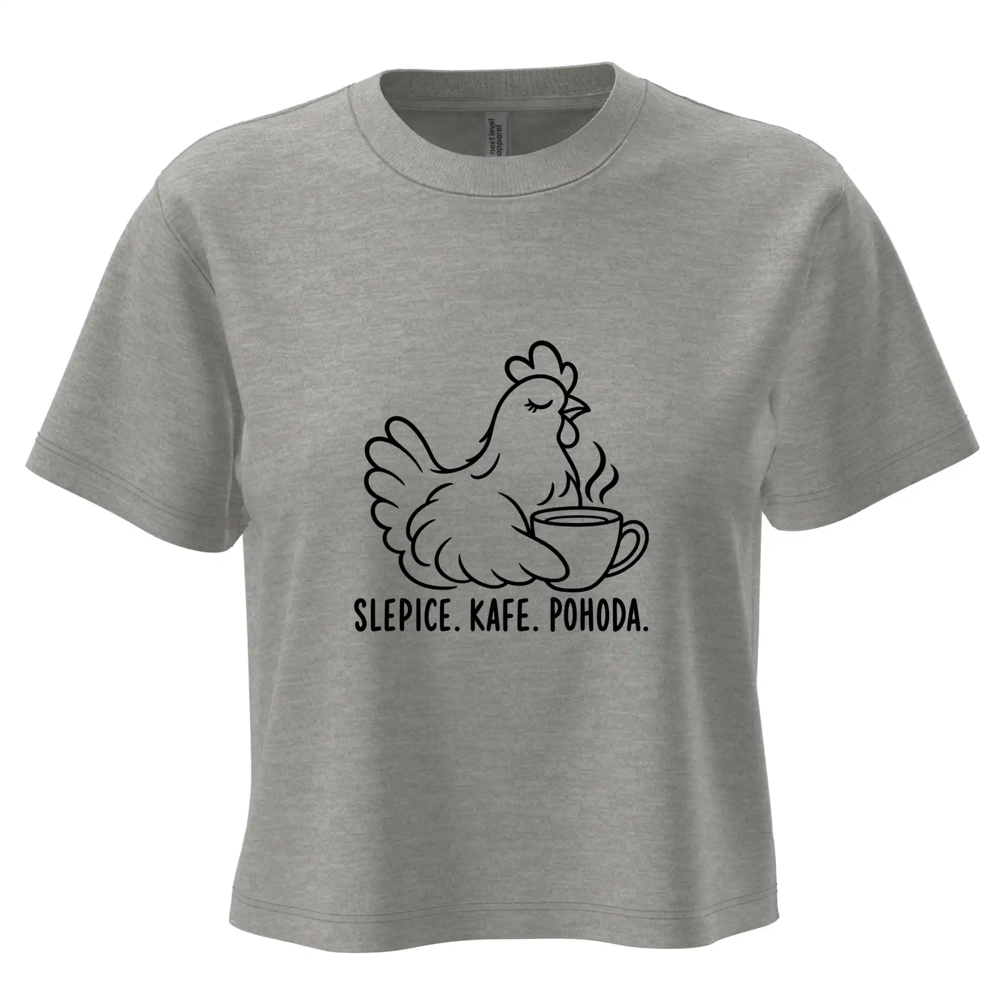 Slepice s kávou a pohodou