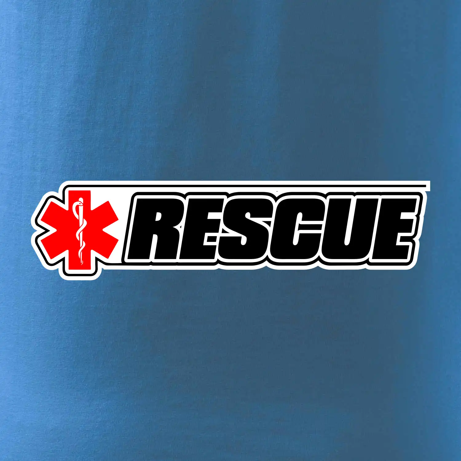 Záchranář rescue kříž červený