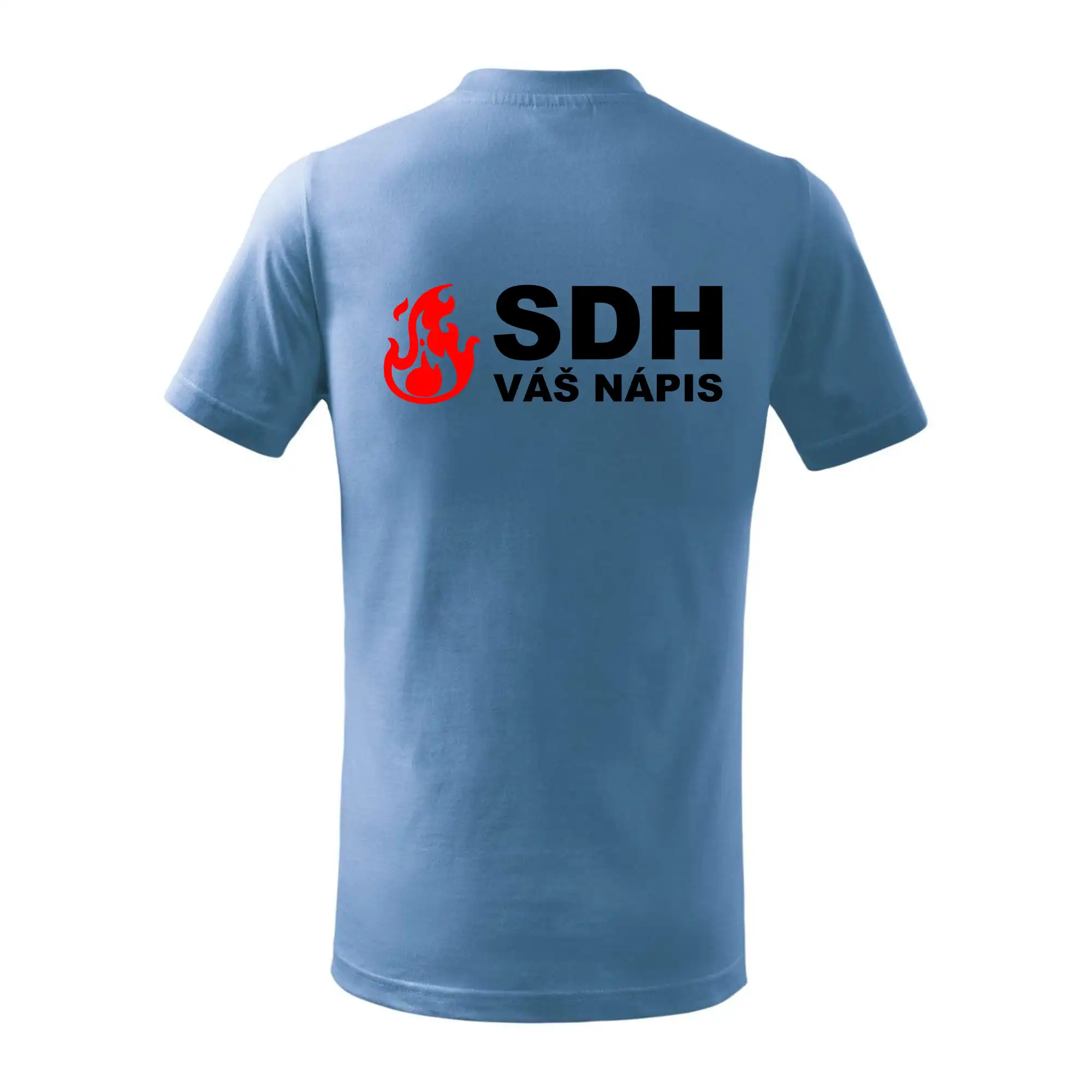 SDH nápis (oheň, název sboru - vlastní nápis)