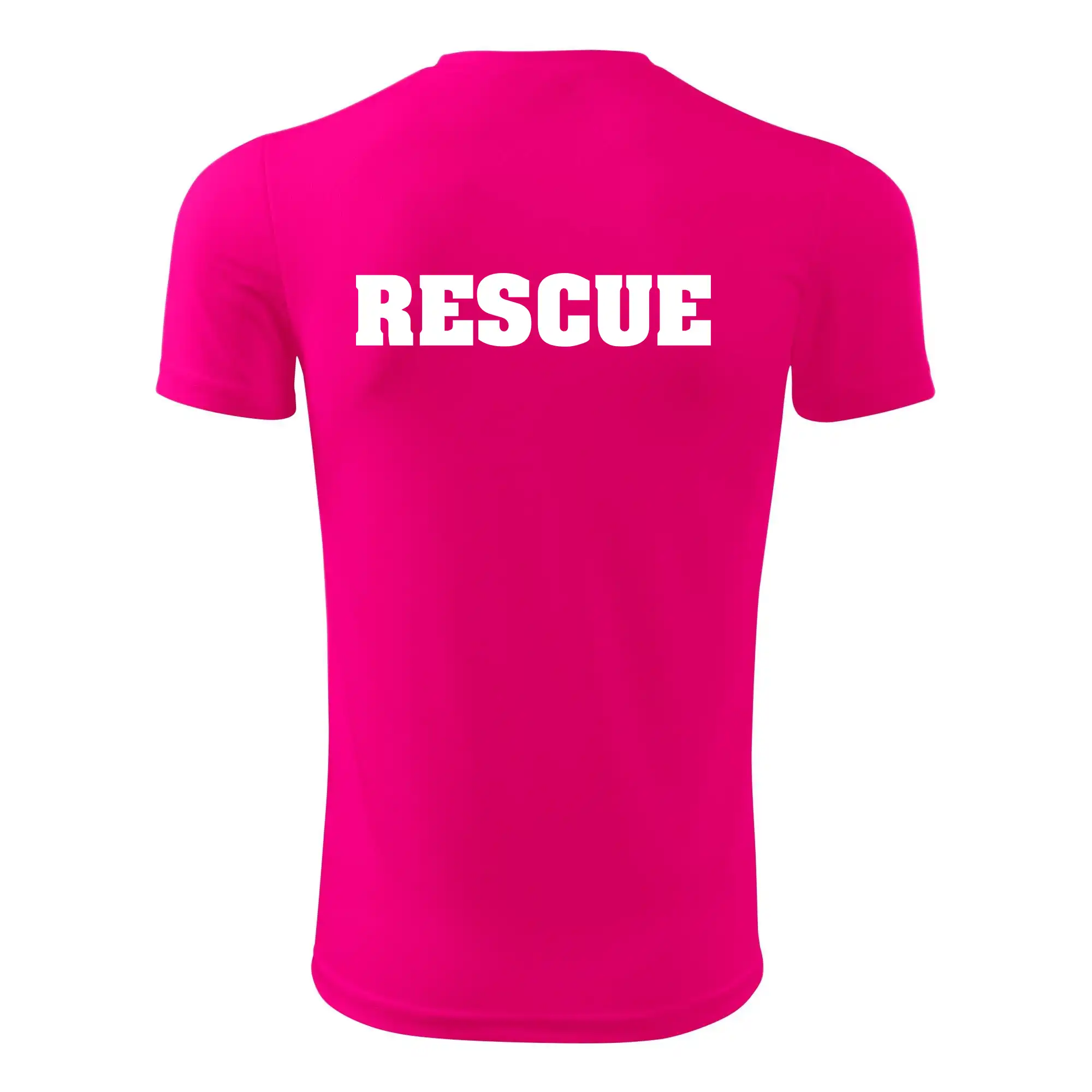 Rescue - Hvězda na prsu +  nápis na zádech