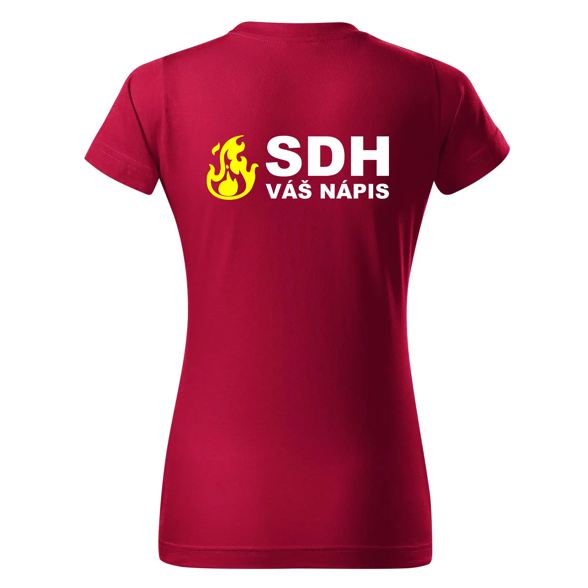 SDH nápis (oheň, název sboru - vlastní nápis)