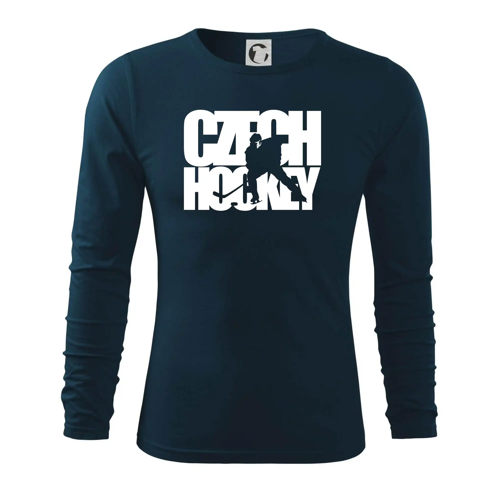 Czech hockey - nápis s hokejistou - Mistrovství světa v ledním hokeji 2026