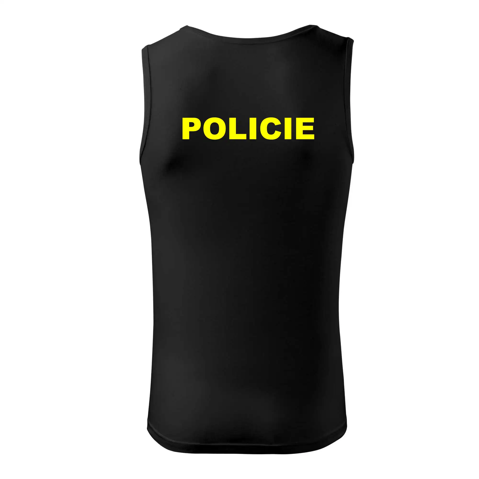 Policie Nápis žlutý