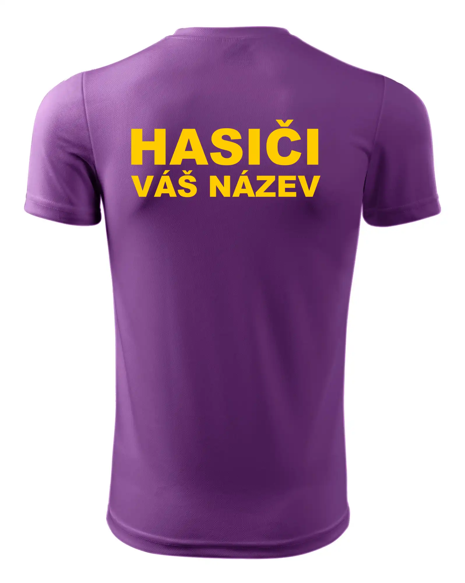 Hasiči - žlutý nápis - váš název sboru