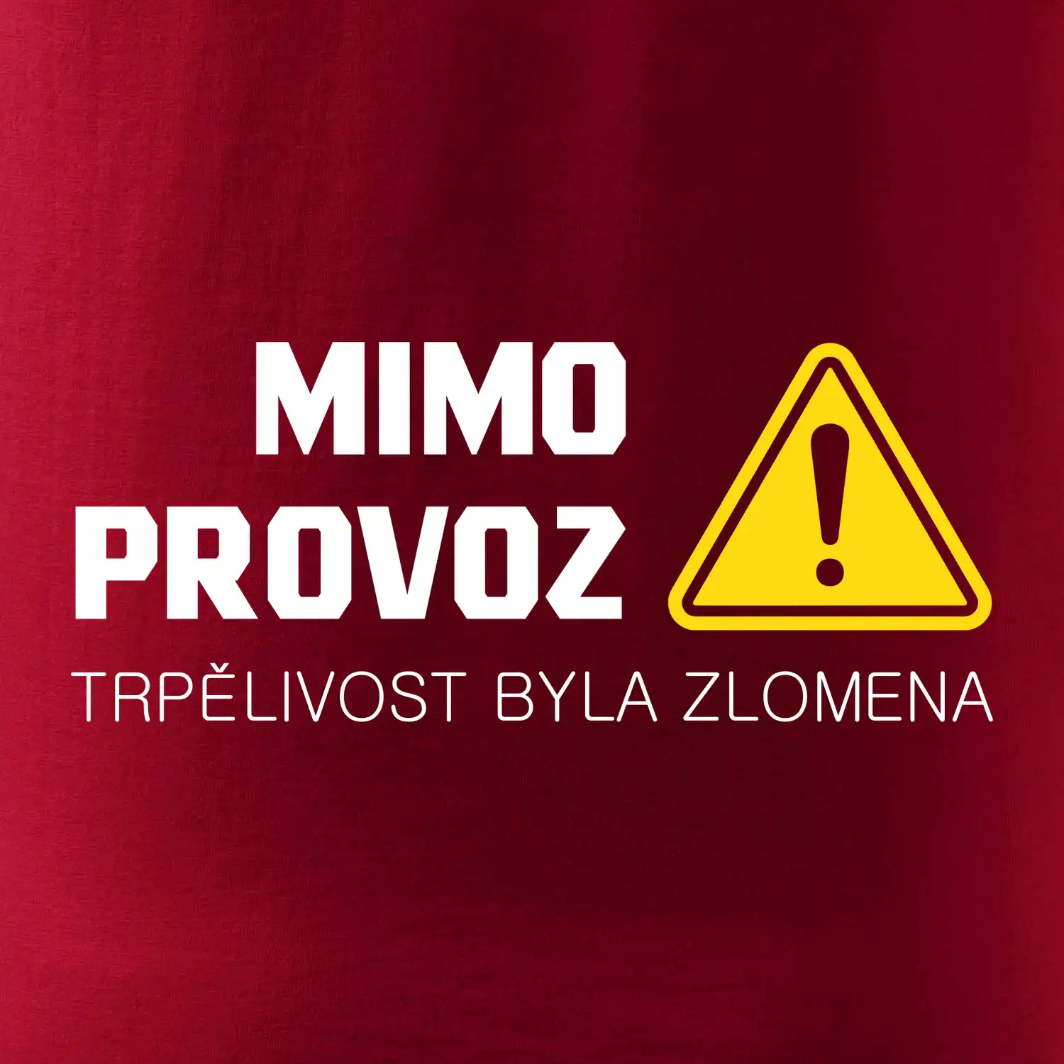 Mimo provoz - trpělivost byla zlomena