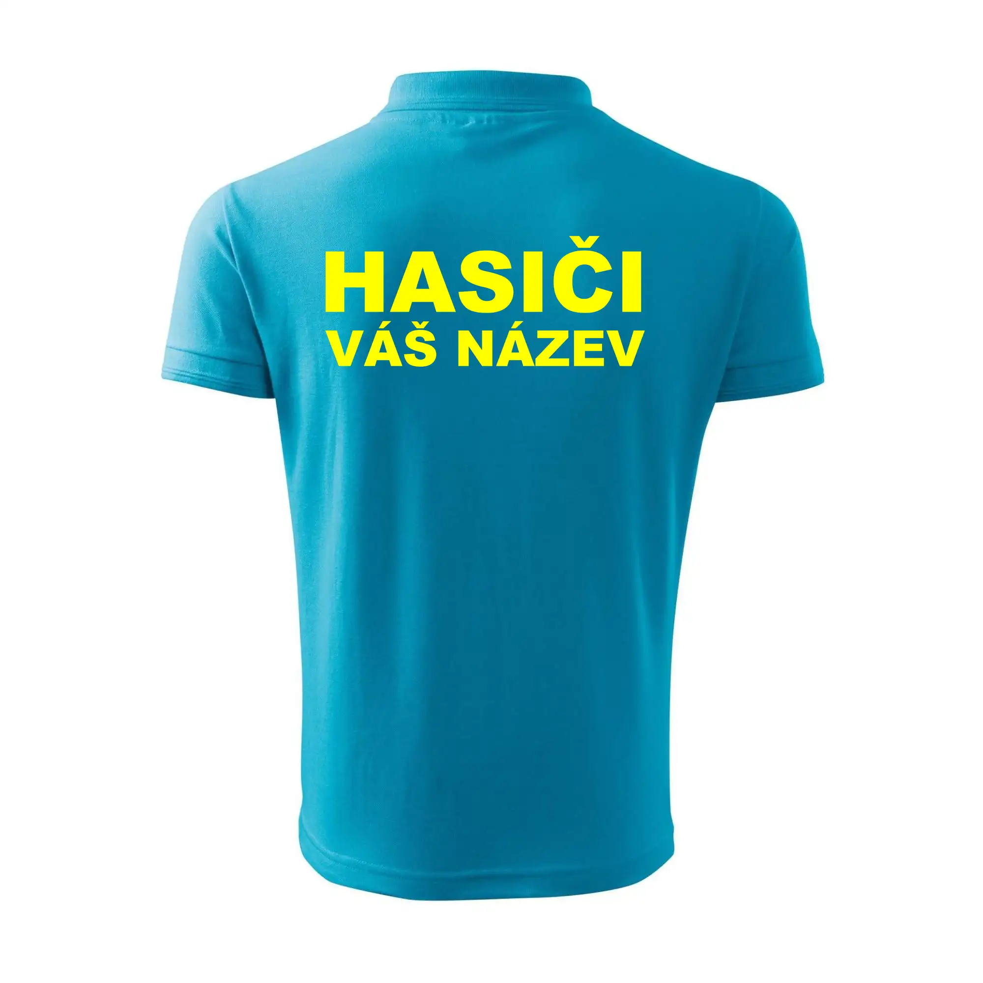 Hasiči - žlutý nápis - váš název sboru