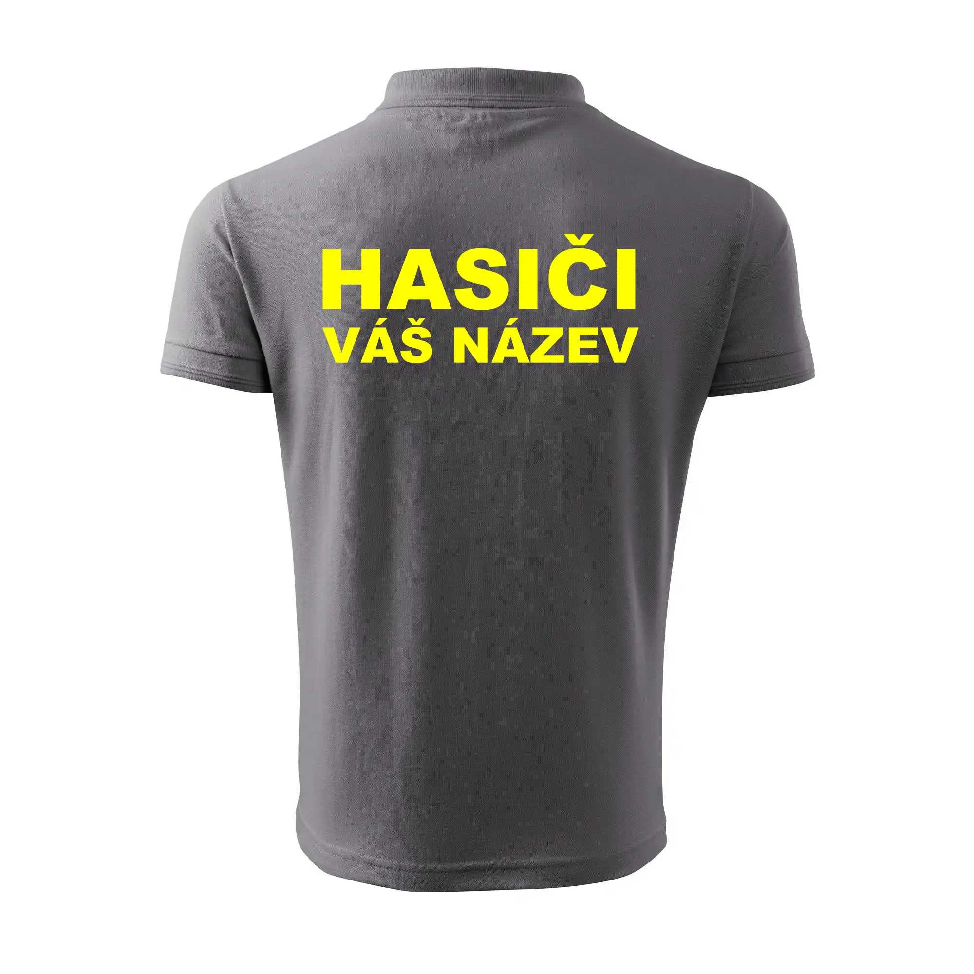 Hasiči - žlutý nápis - váš název sboru
