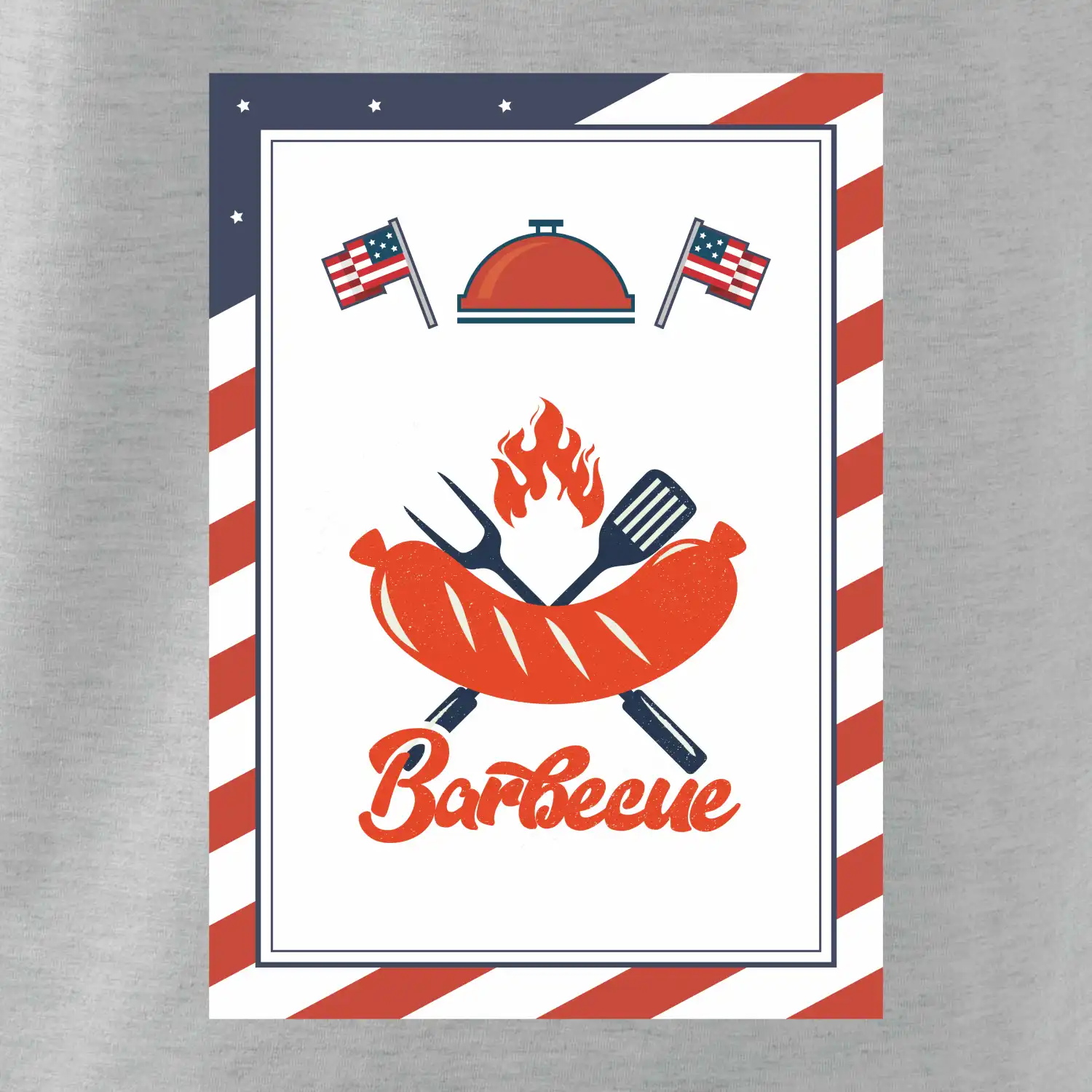 USA BBQ POSTER