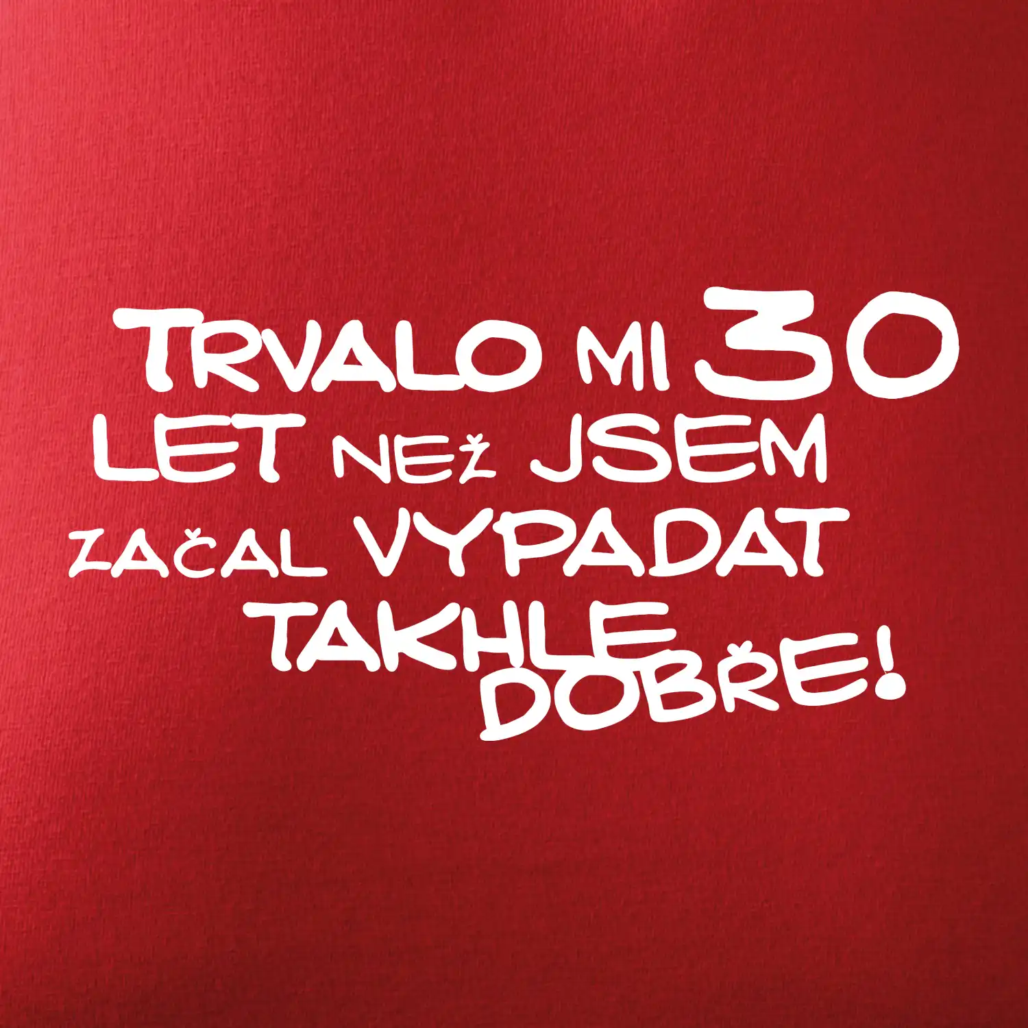 Trvalo mi 30 let než jsem začal vypadat takhle dobře