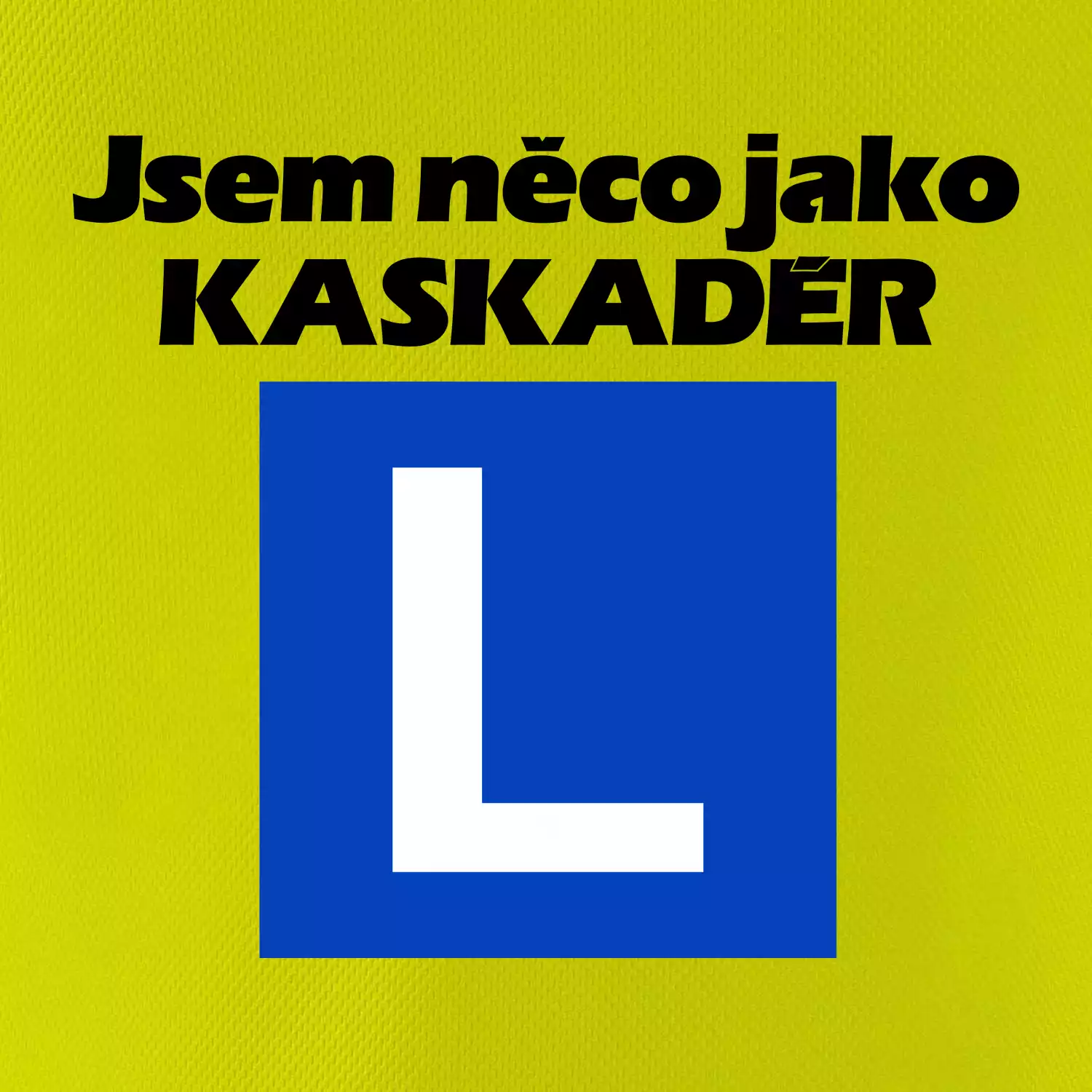 Autoškola něco jako kaskadér
