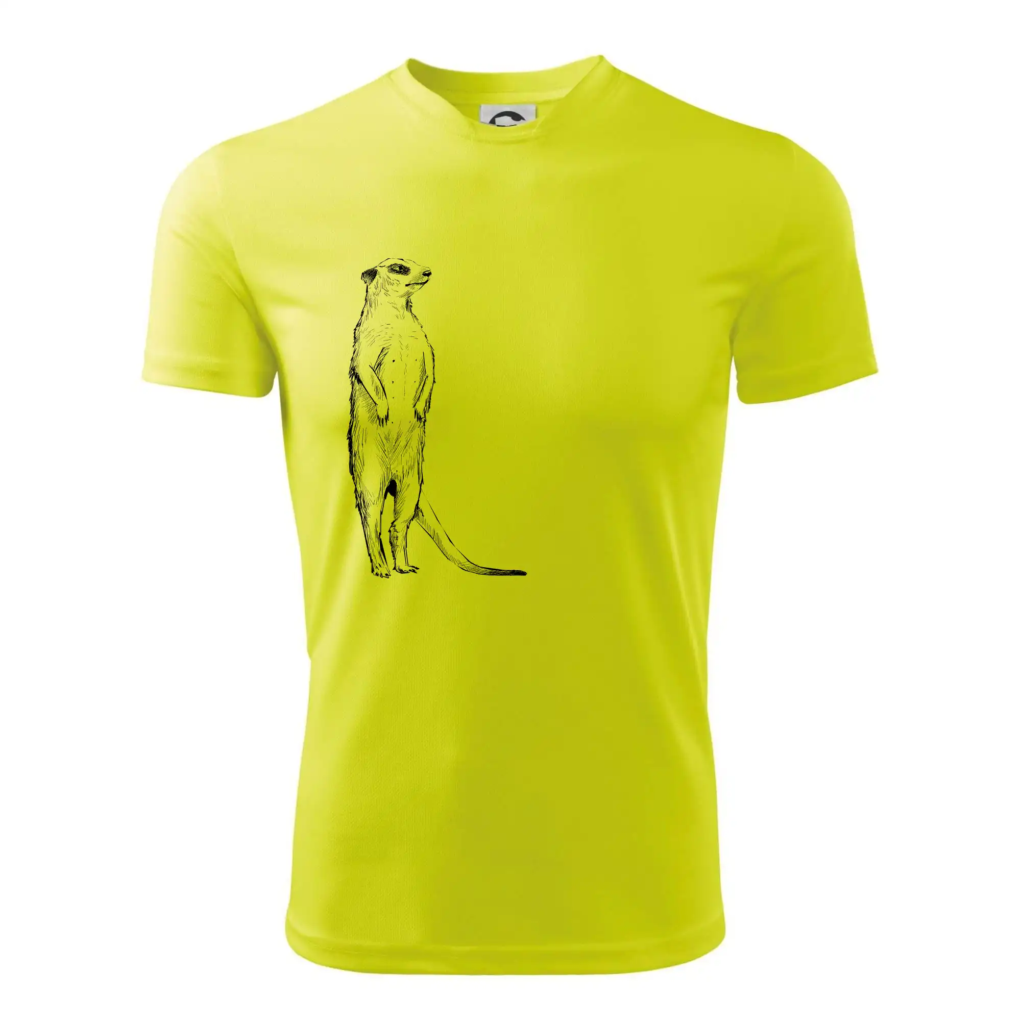 Surikata černá kresba