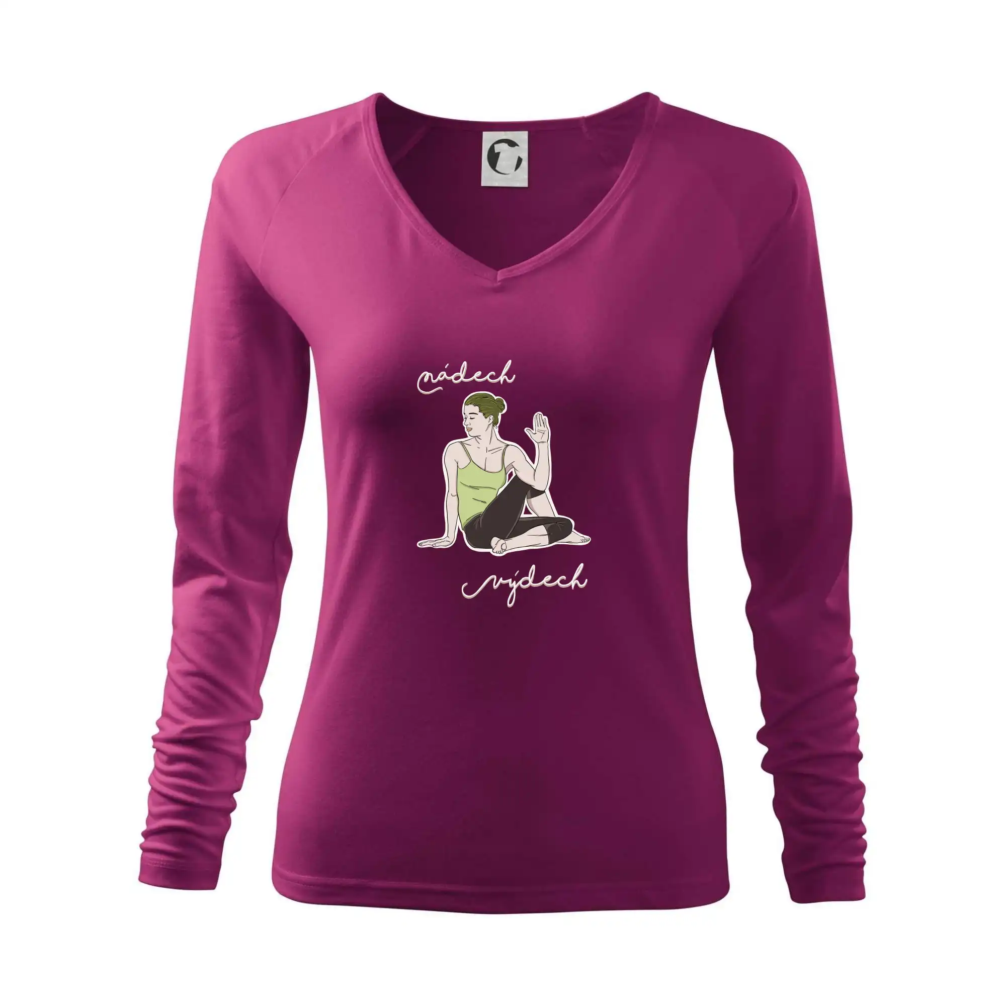 Yoga nádech výdech (Radek Pilař ART)