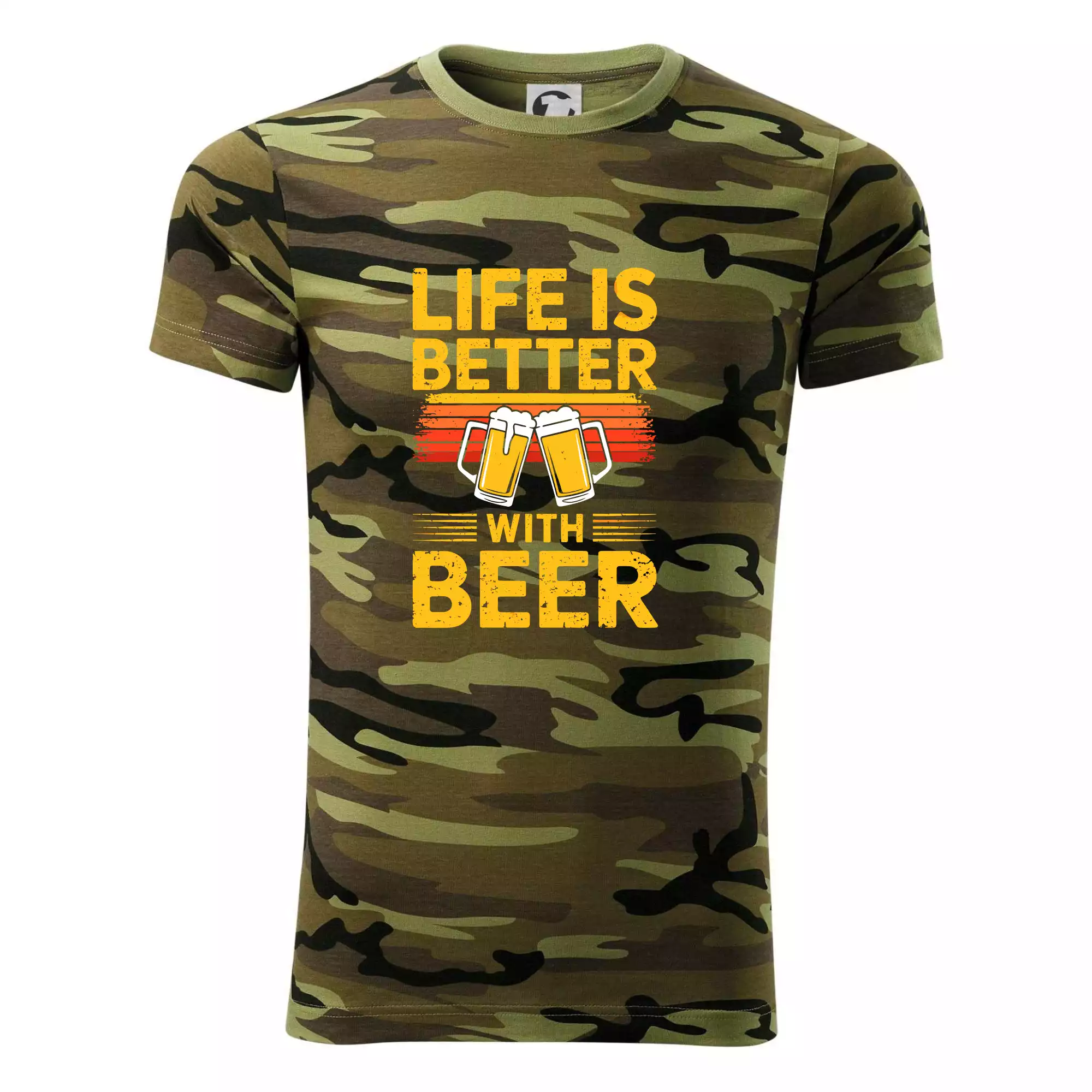 Life is better with beer - oranžové