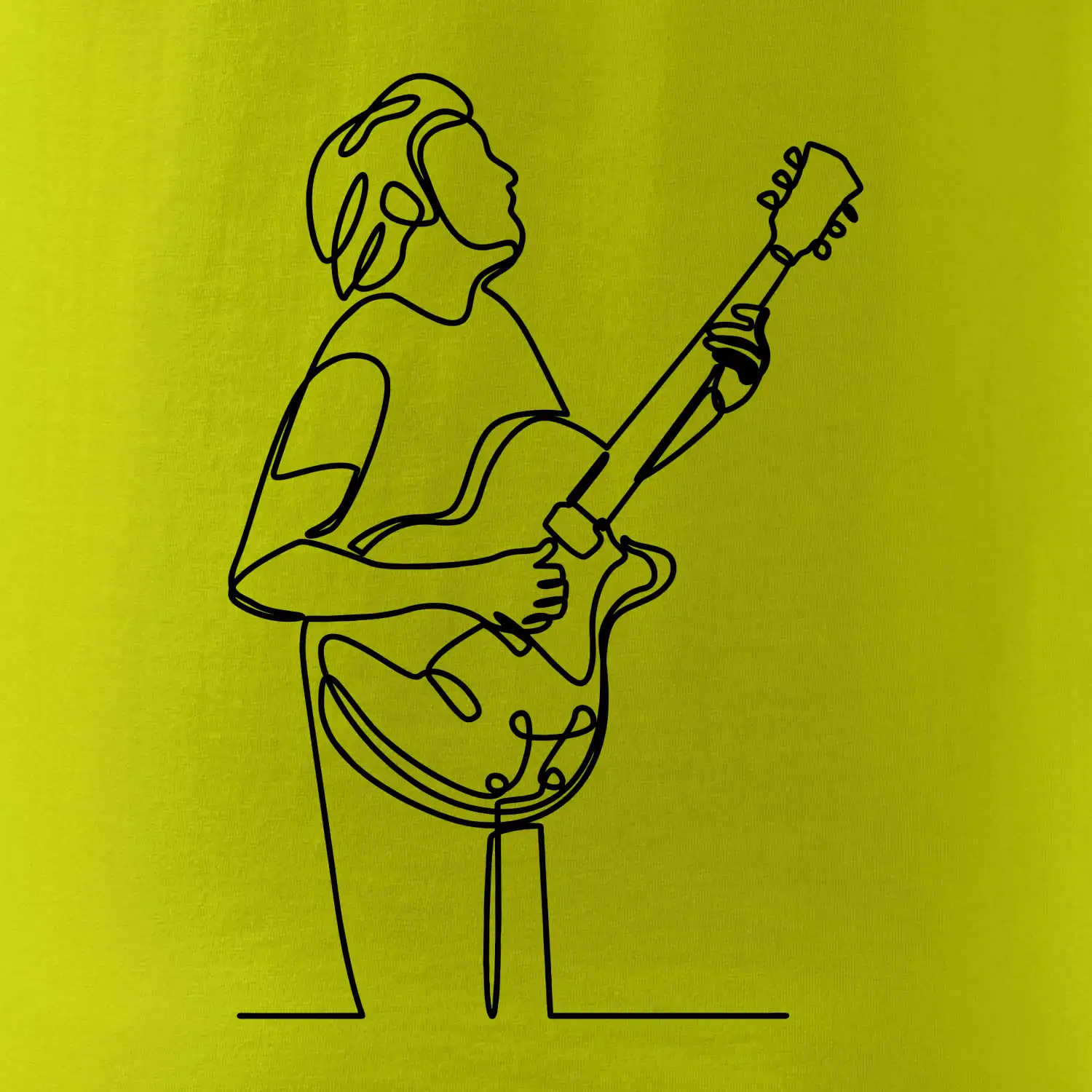 Kytarista jedním tahem