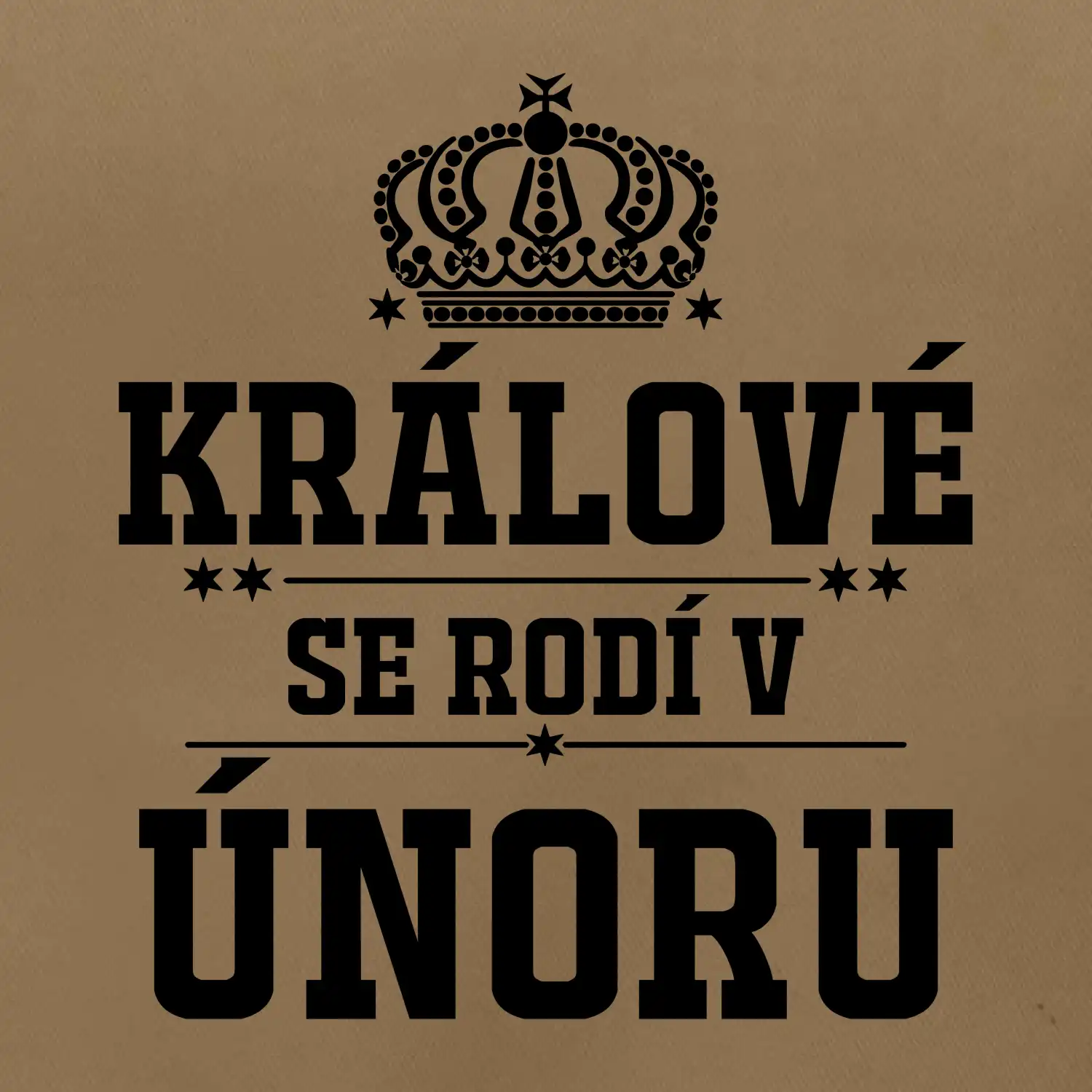 Králové se rodí v únoru
