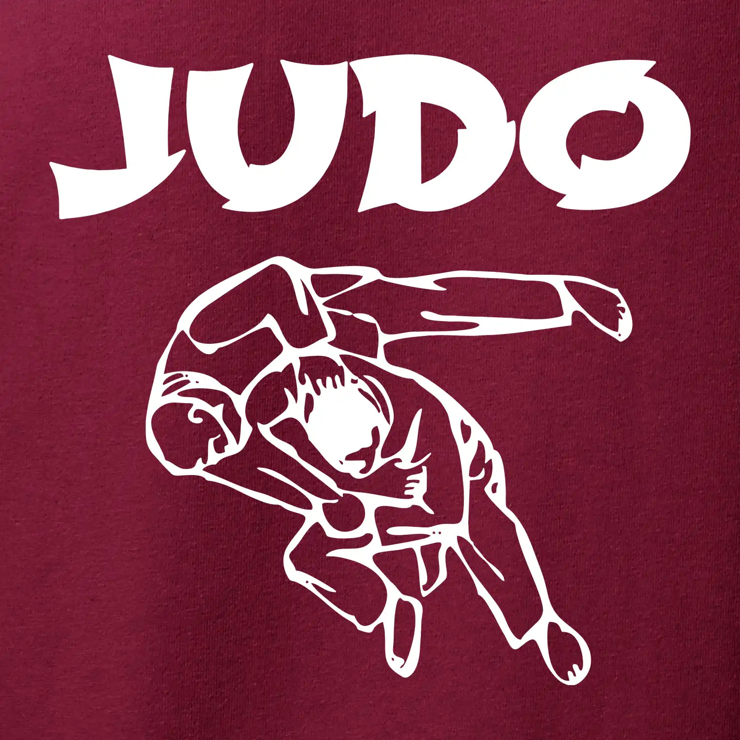Judo nápis + postavy