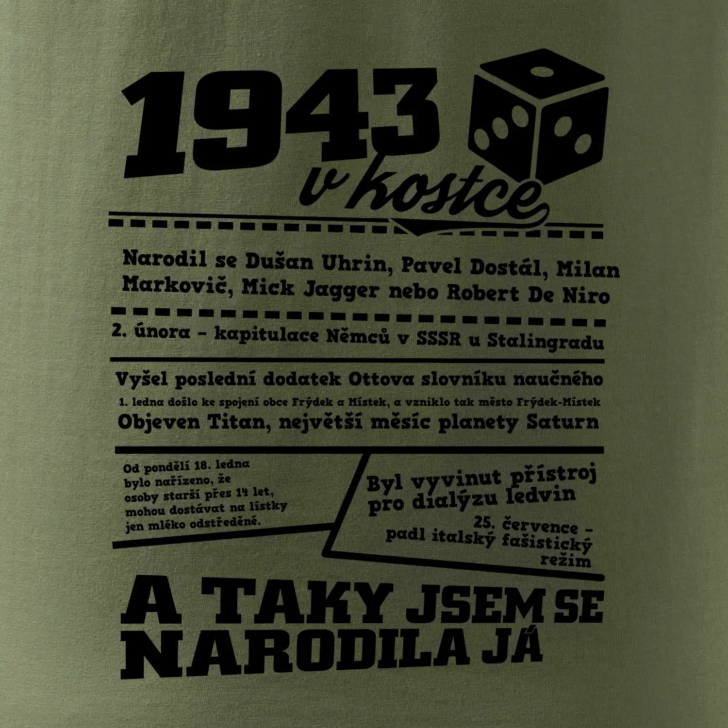 1943 v kostce