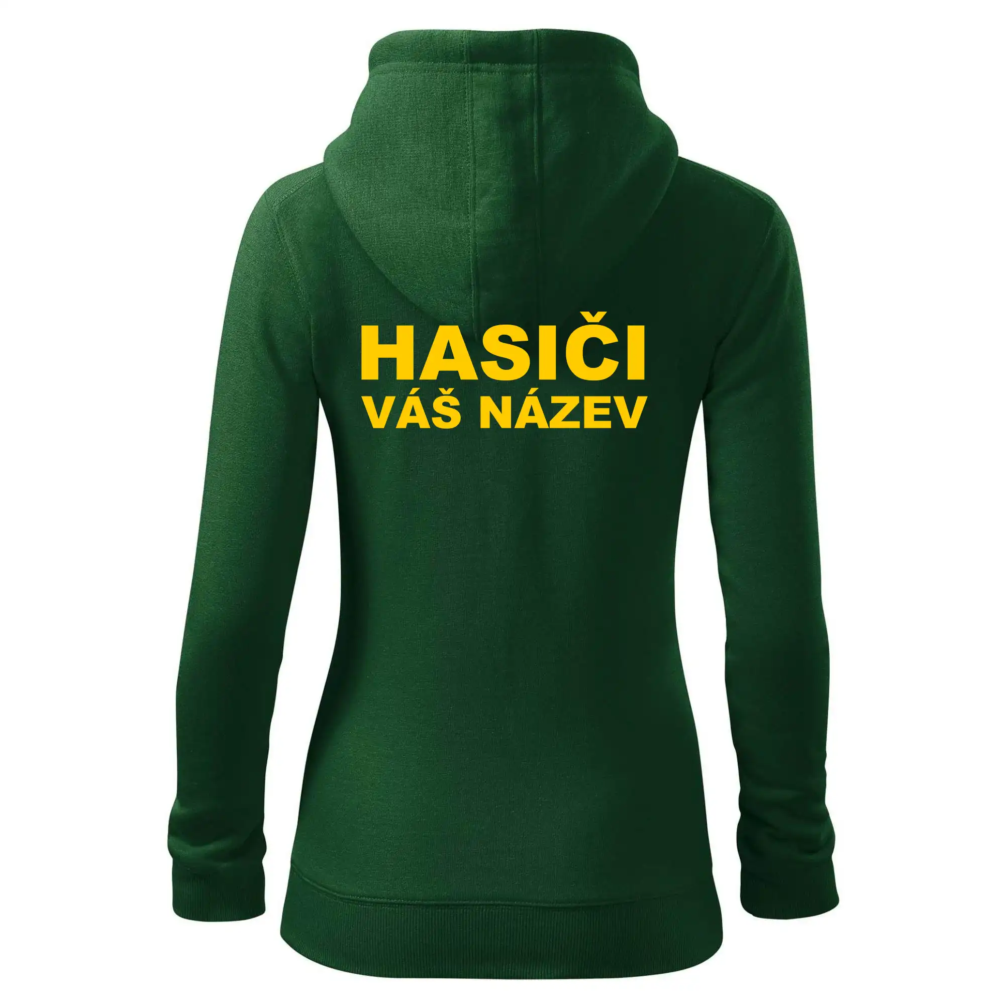 Hasiči - žlutý nápis - váš název sboru