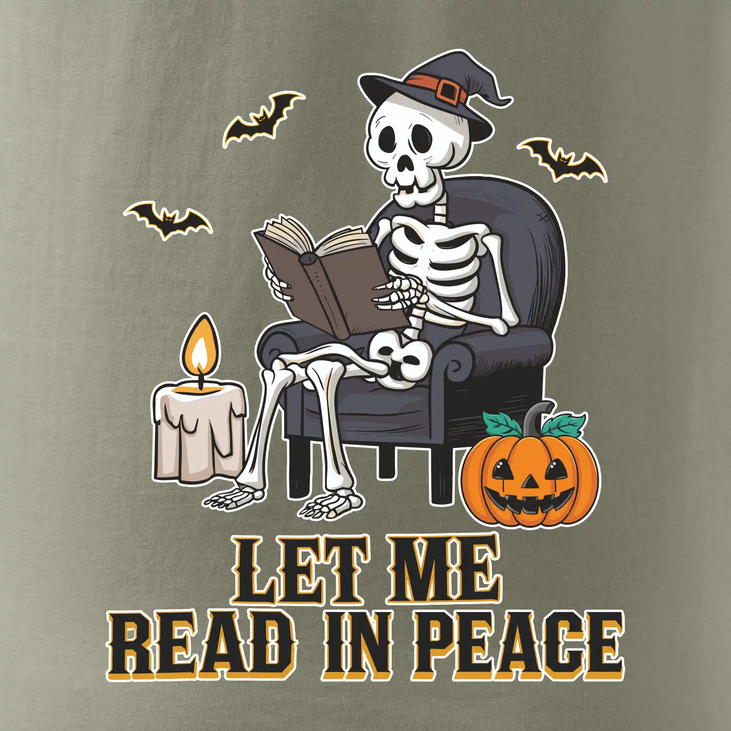 Let me read in peace