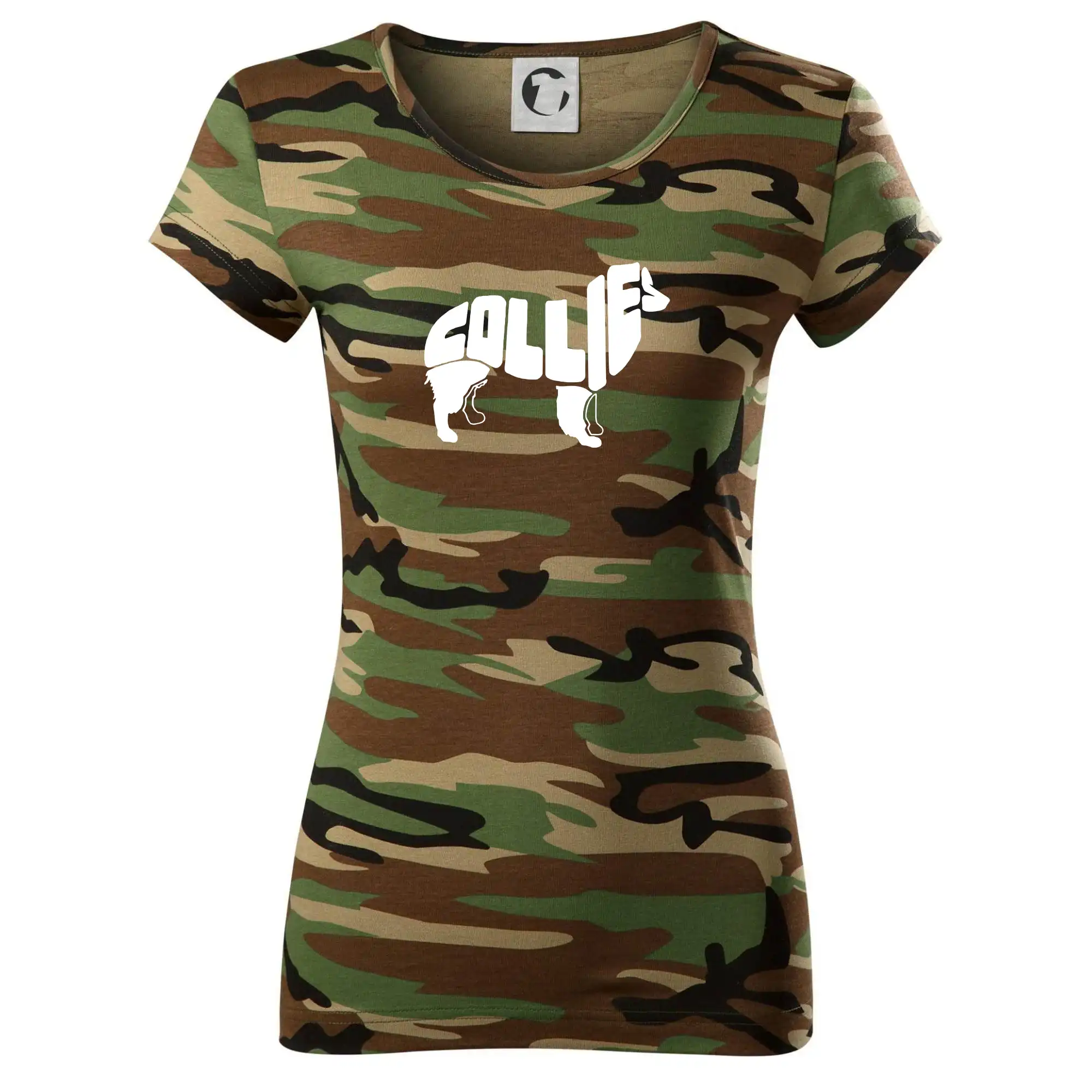 Border kolie písmo v těle