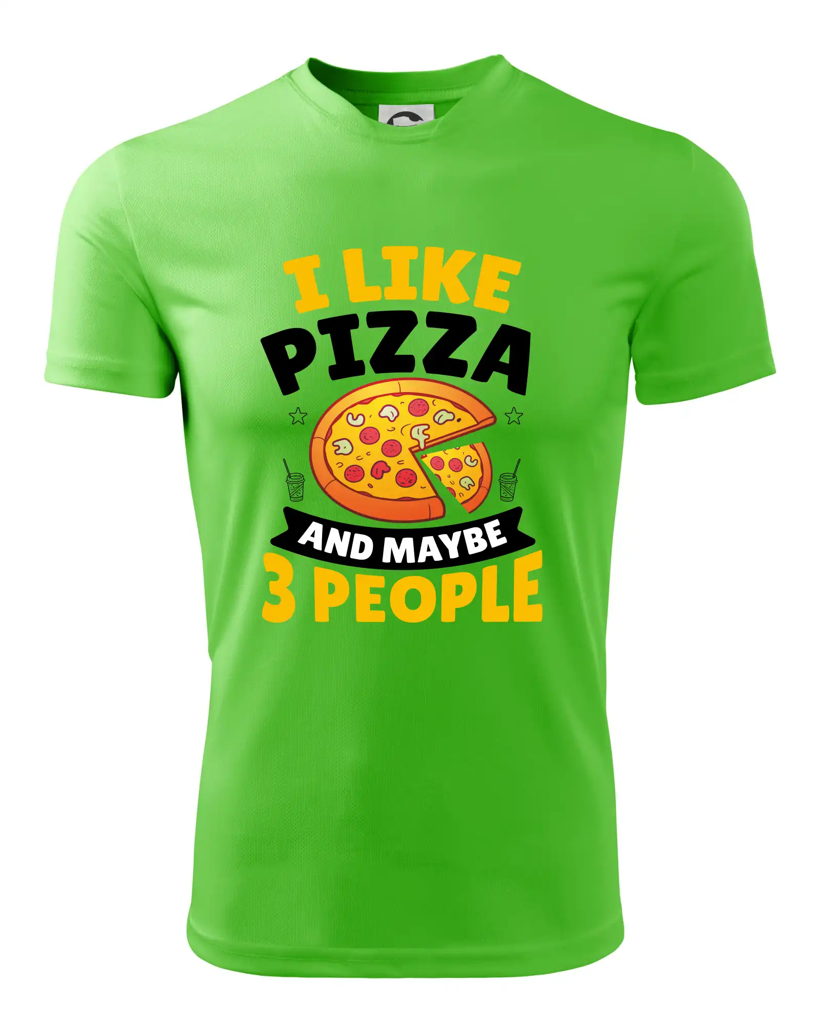 I like pizza and maybe 3 people