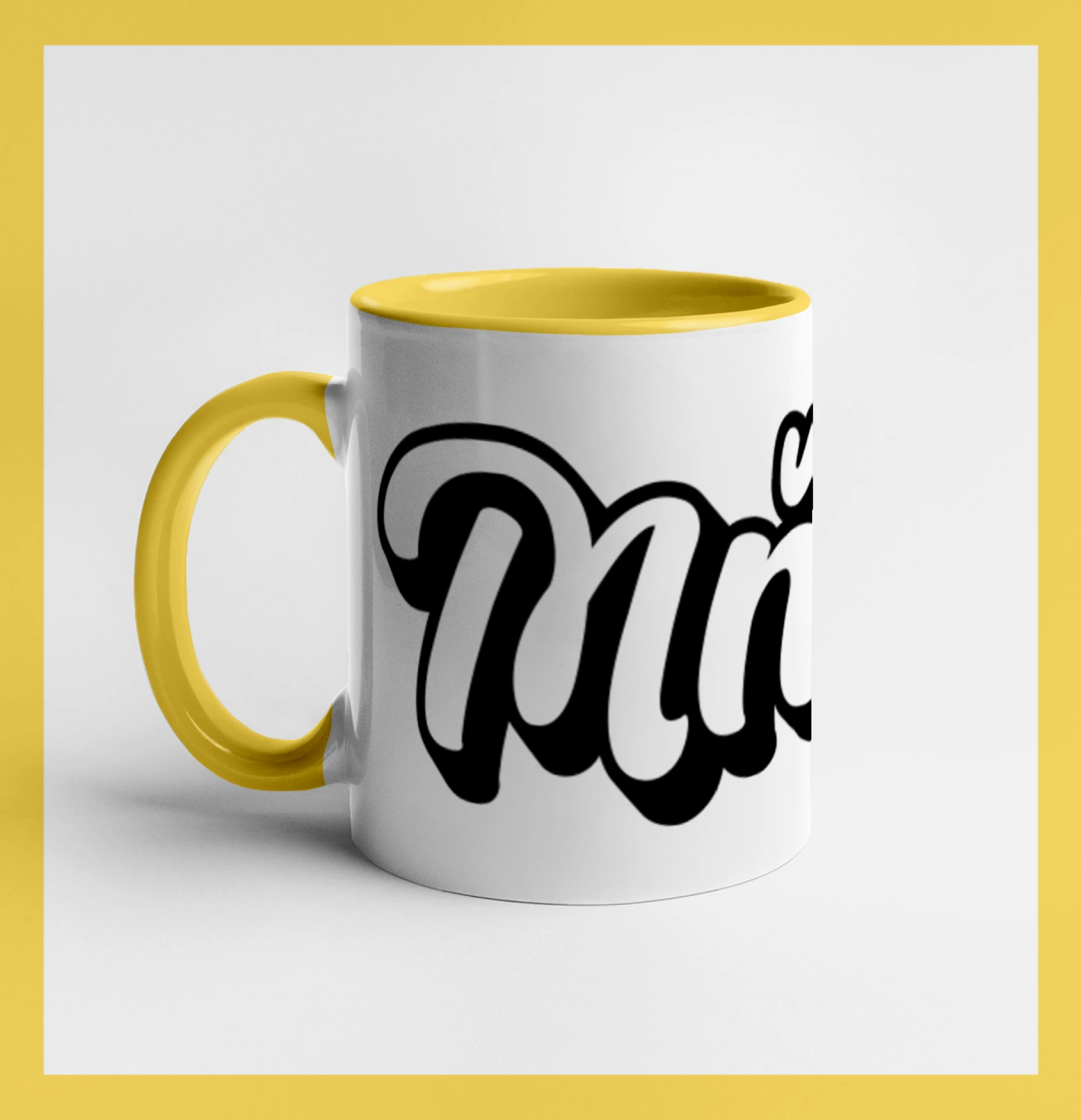 Mňau nápis