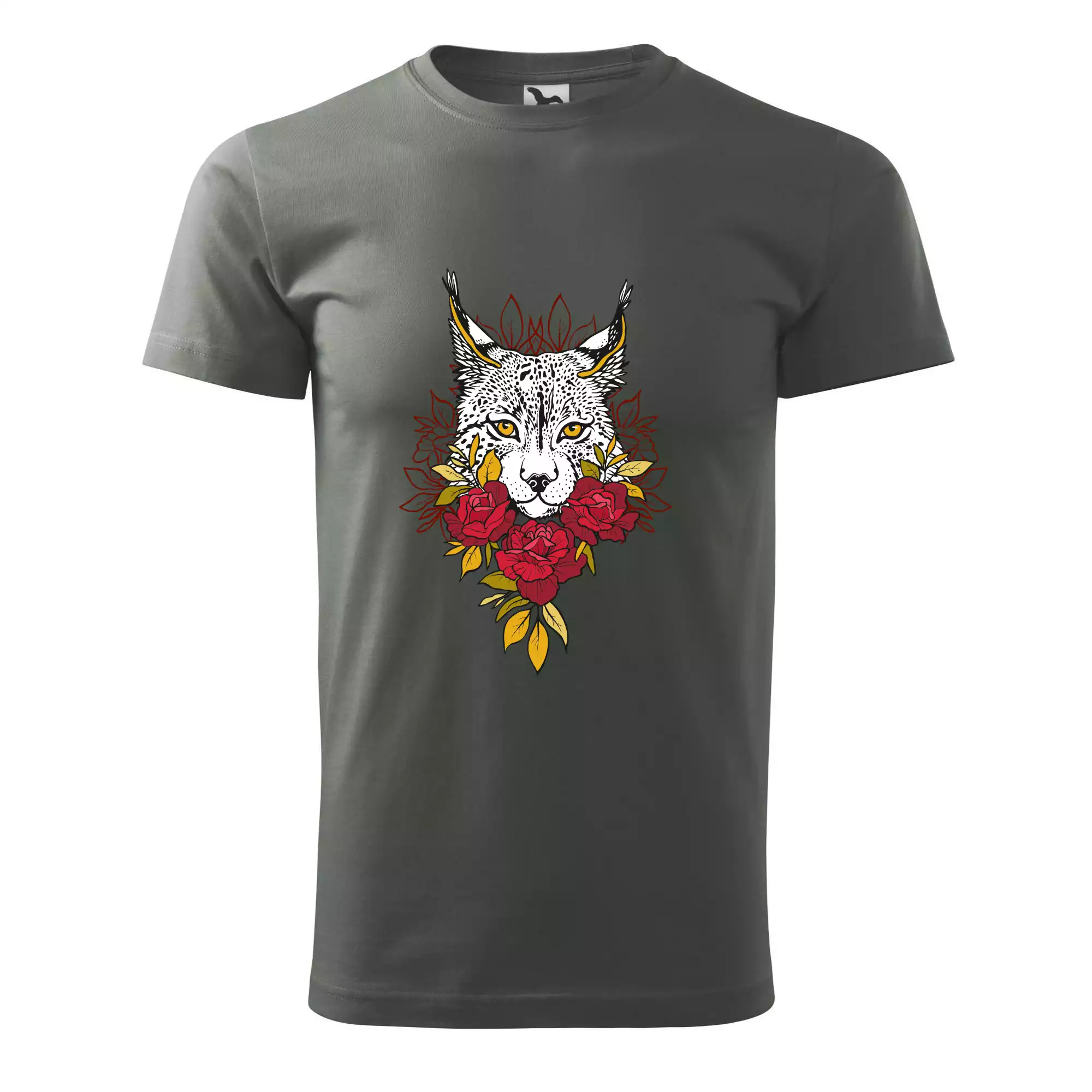 Rys s červenými růžemi  (Pecka design) Rys s červenými růžemi  (Pecka design)