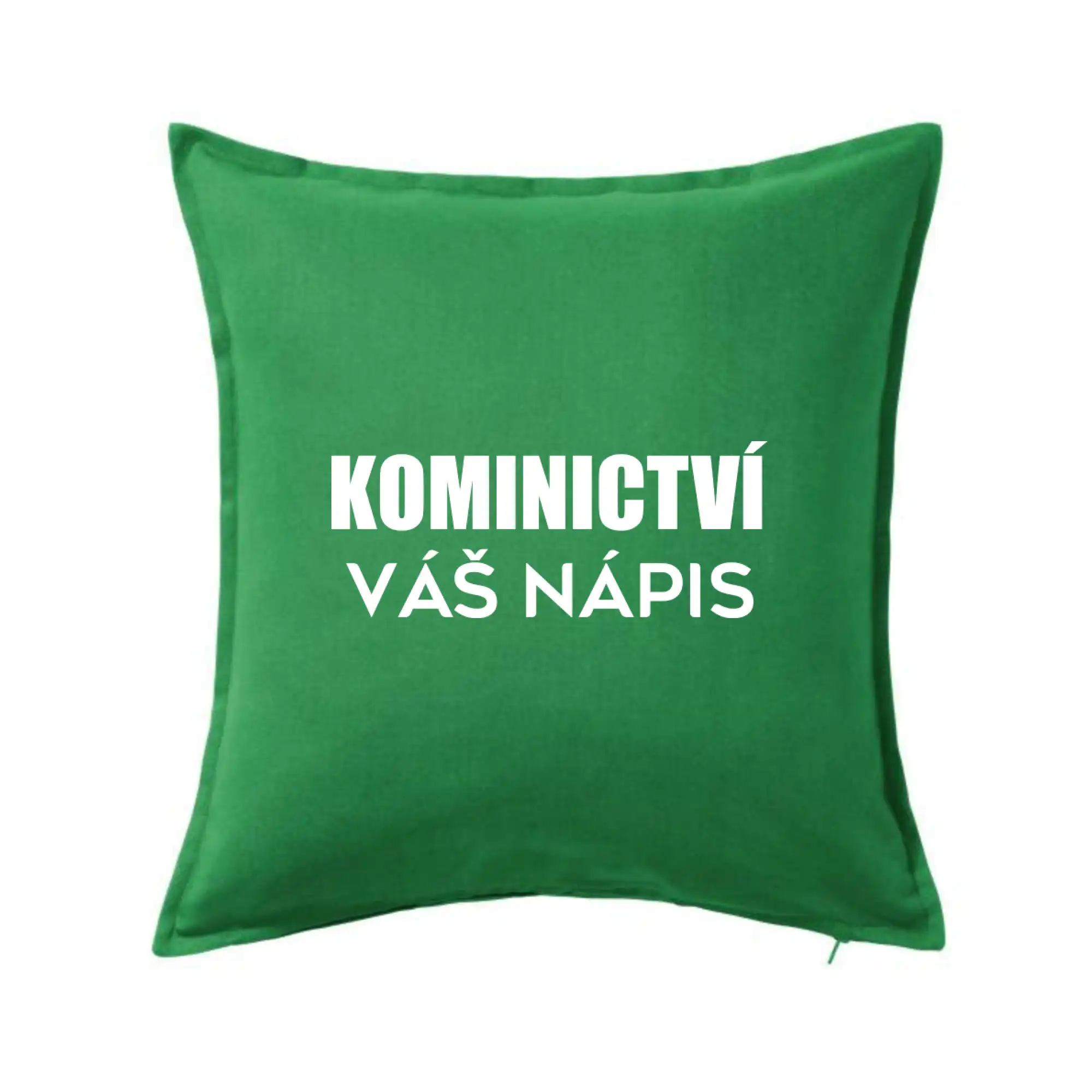 Kominík logo + nápis na zádech