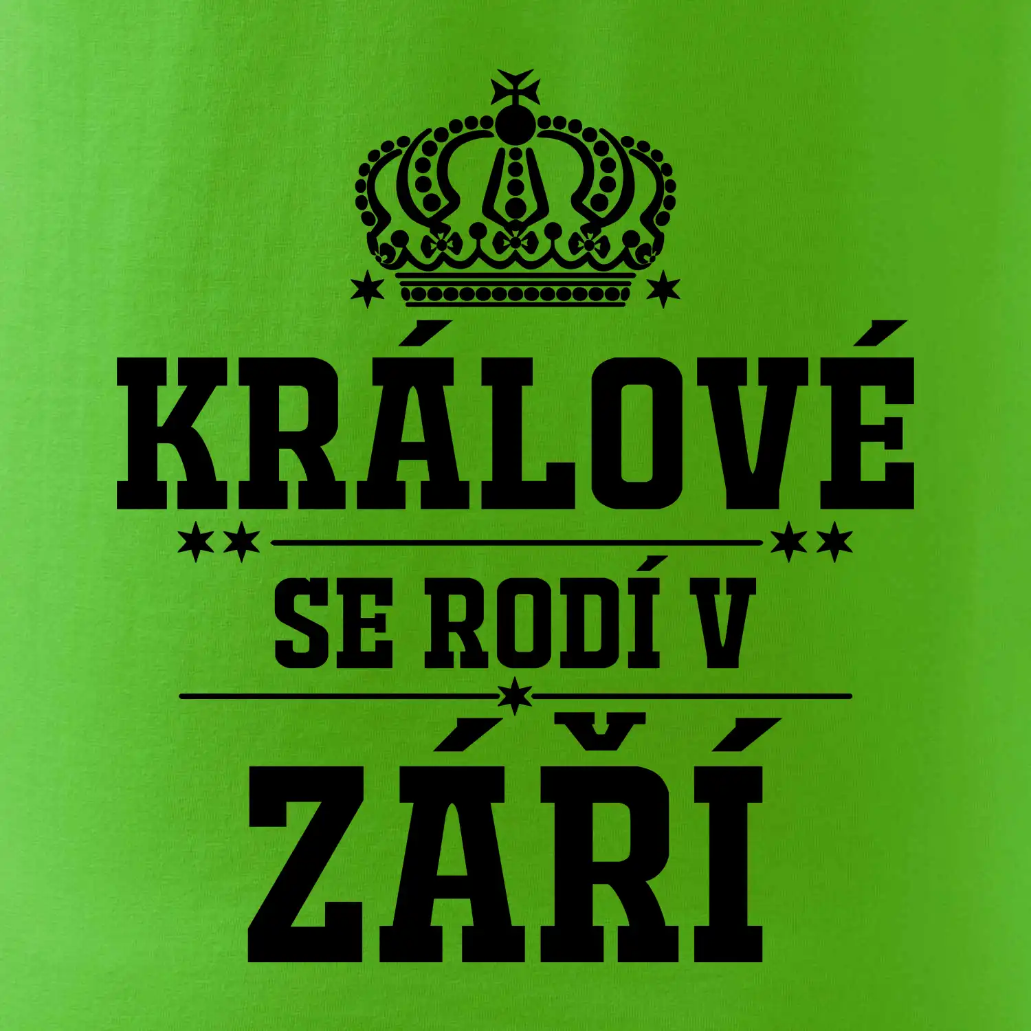 Králové se rodí v září