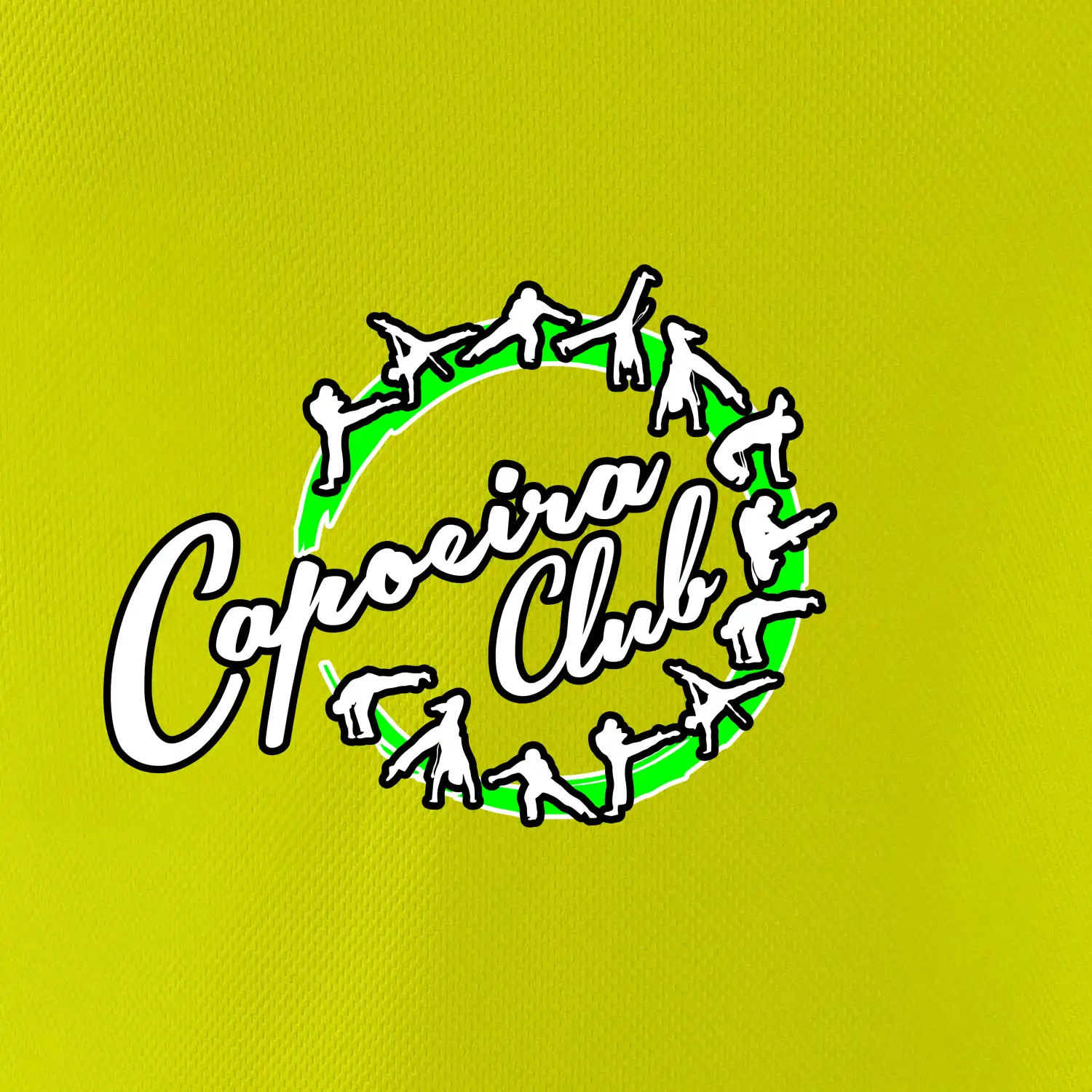 Capoeira club nápis - cviky v kruhu