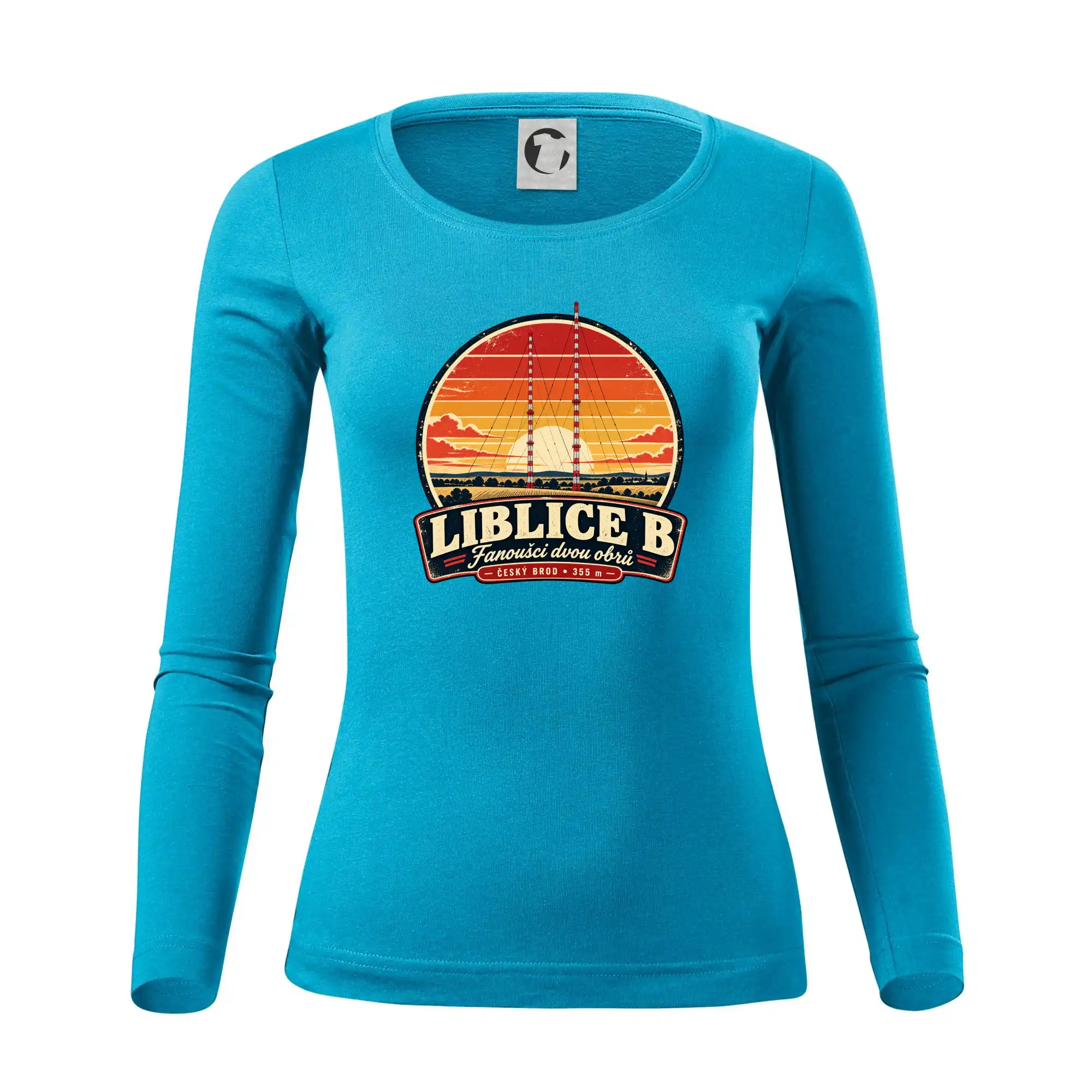 Liblice B retro odznak dvou vysílačů