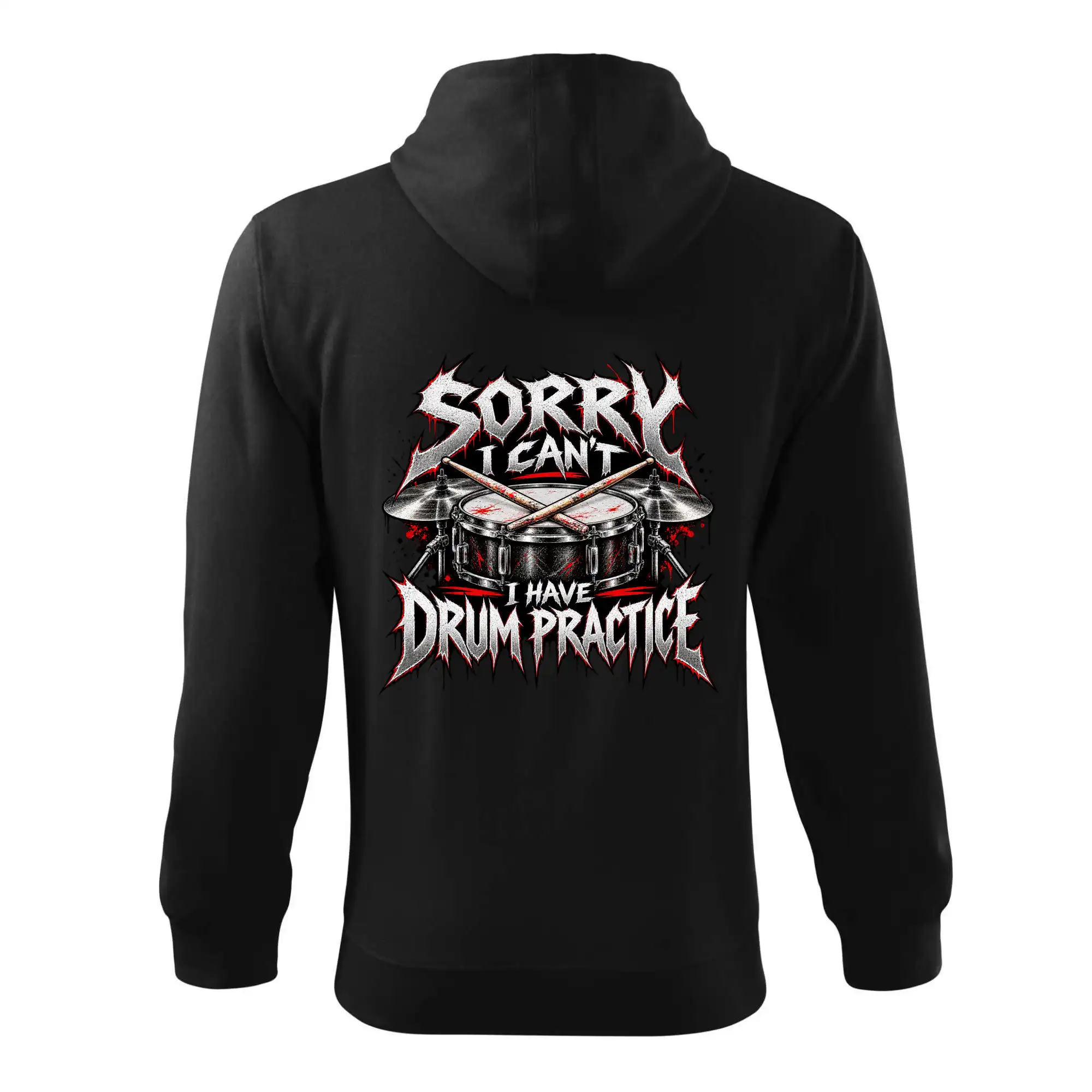 Sorry I cant I have drum practice metalový potisk