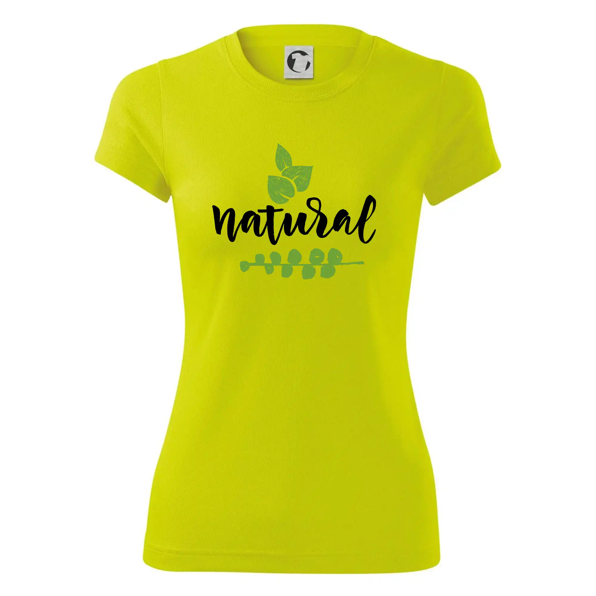 Natural - nápis v listech