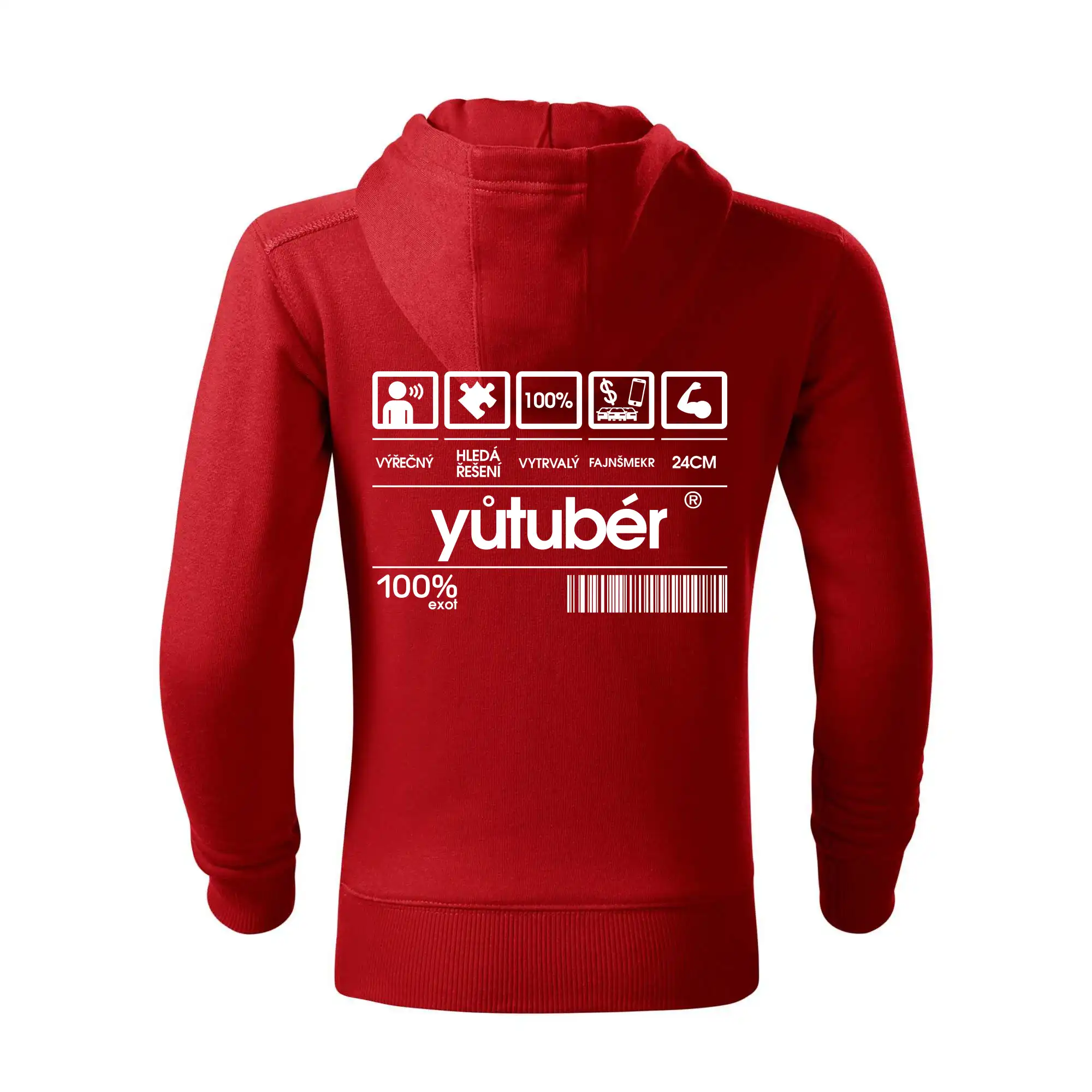 Čárový kód - youtuber