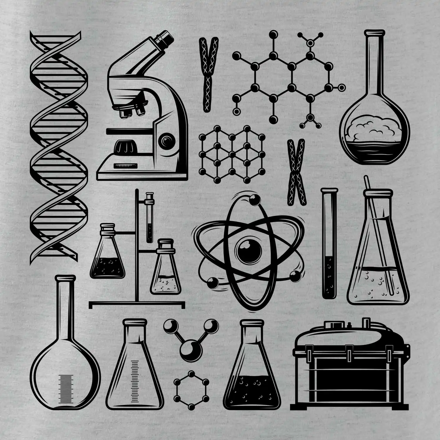 Laboratoř - ikony