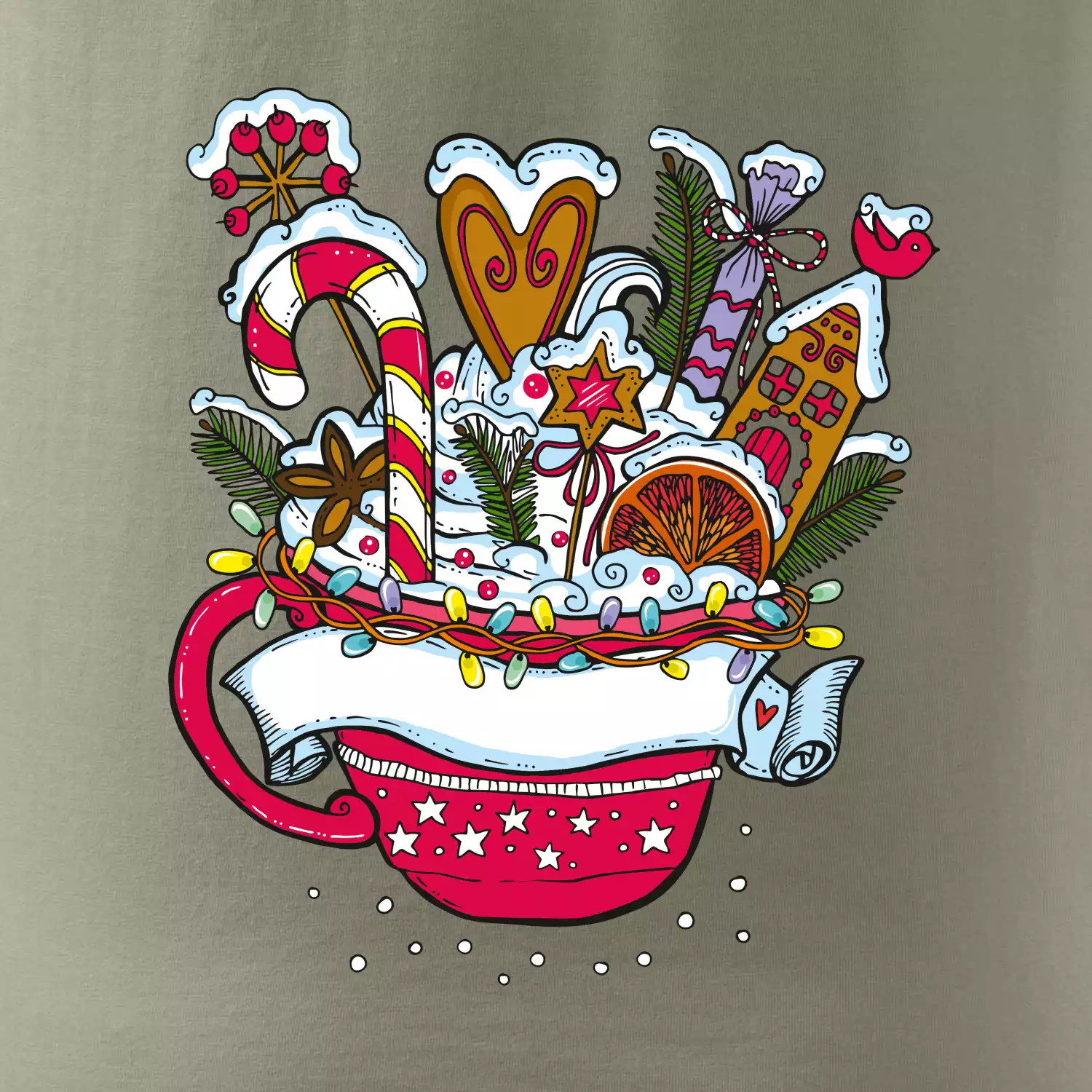 Vánoční Punč - hrneček (Pecka design)